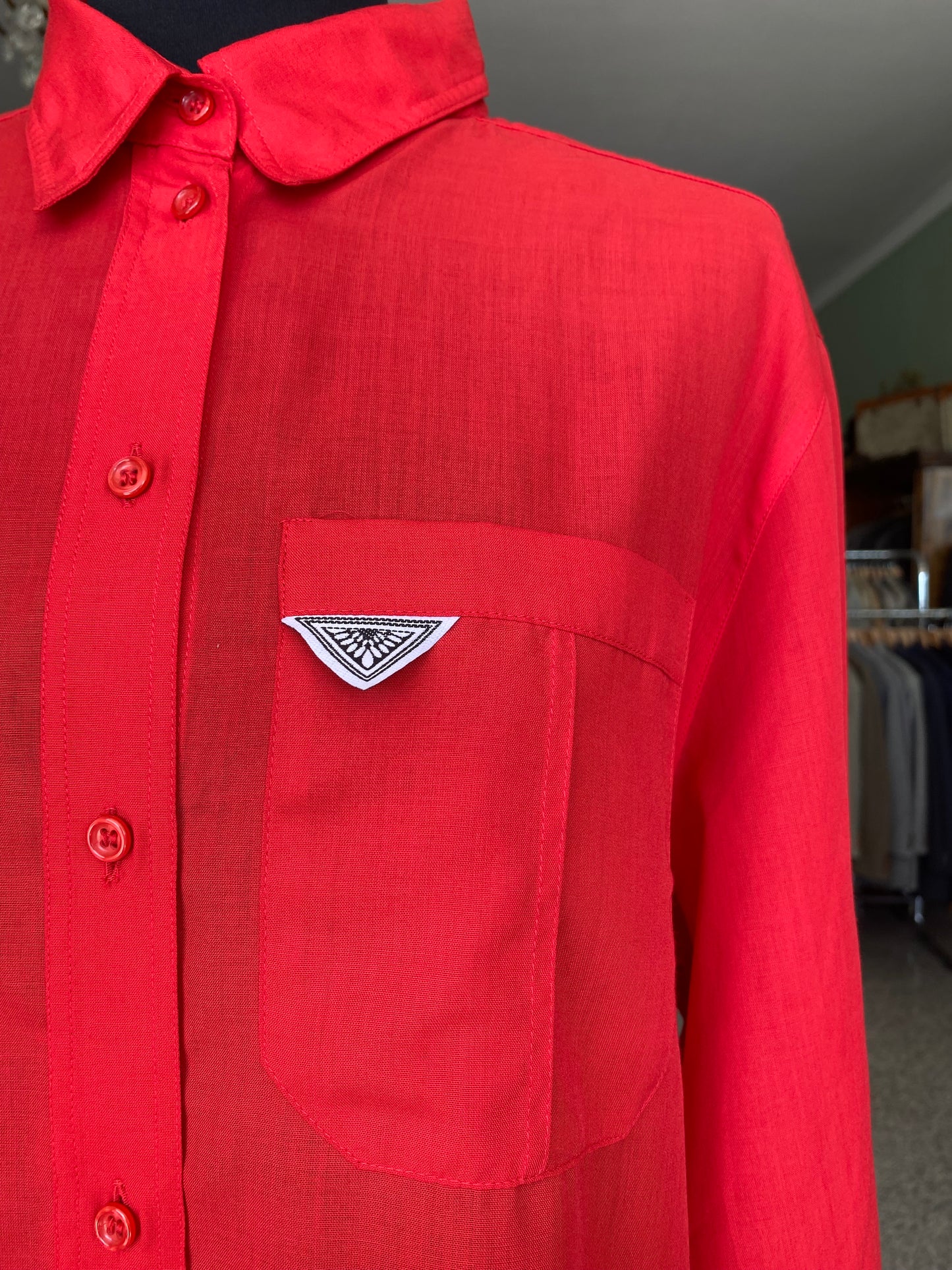 Camicia anni ‘80 rossa - TG. 44