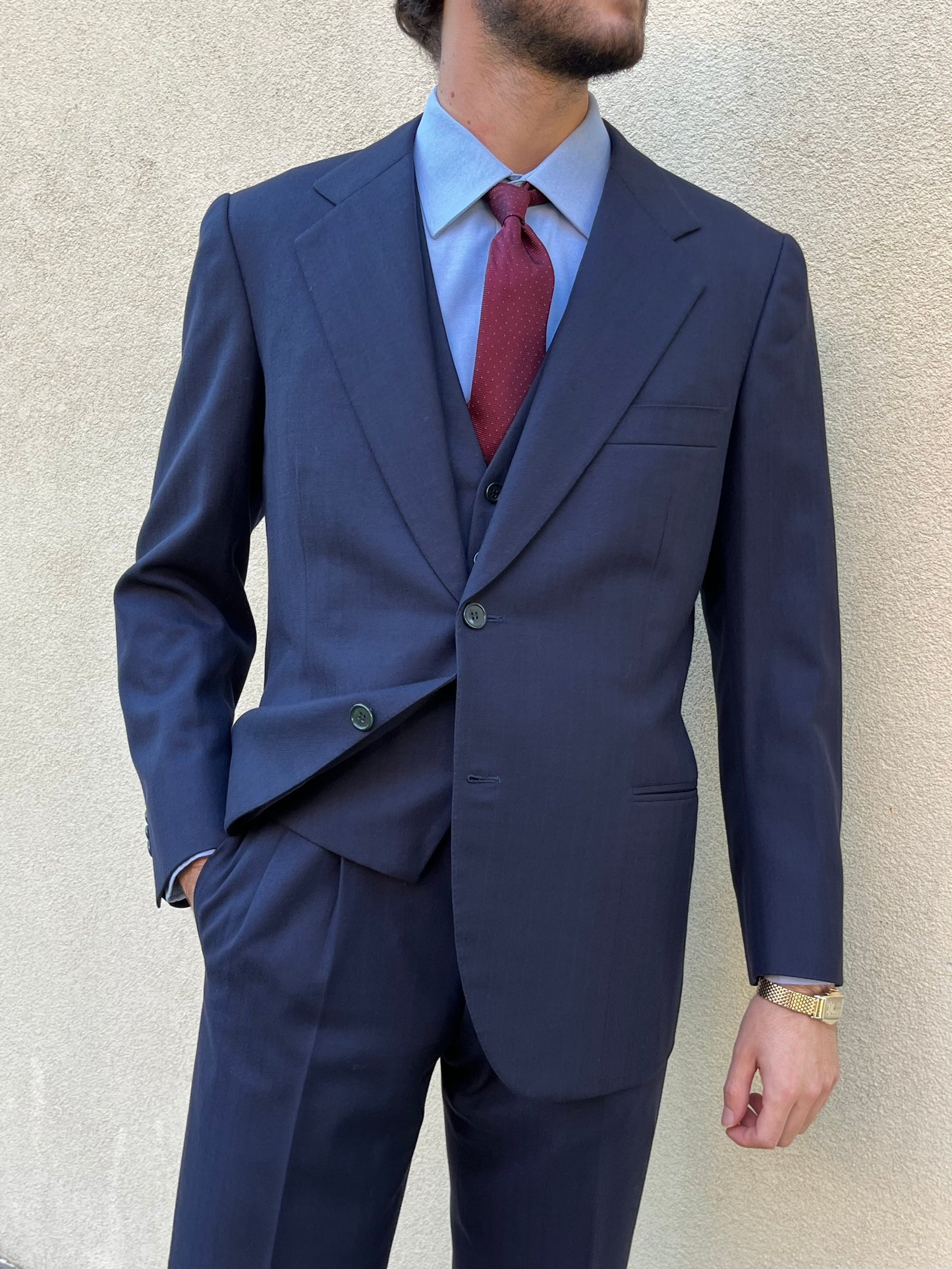 Completo sartoriale tre pezzi anni '60 tg. 48-50