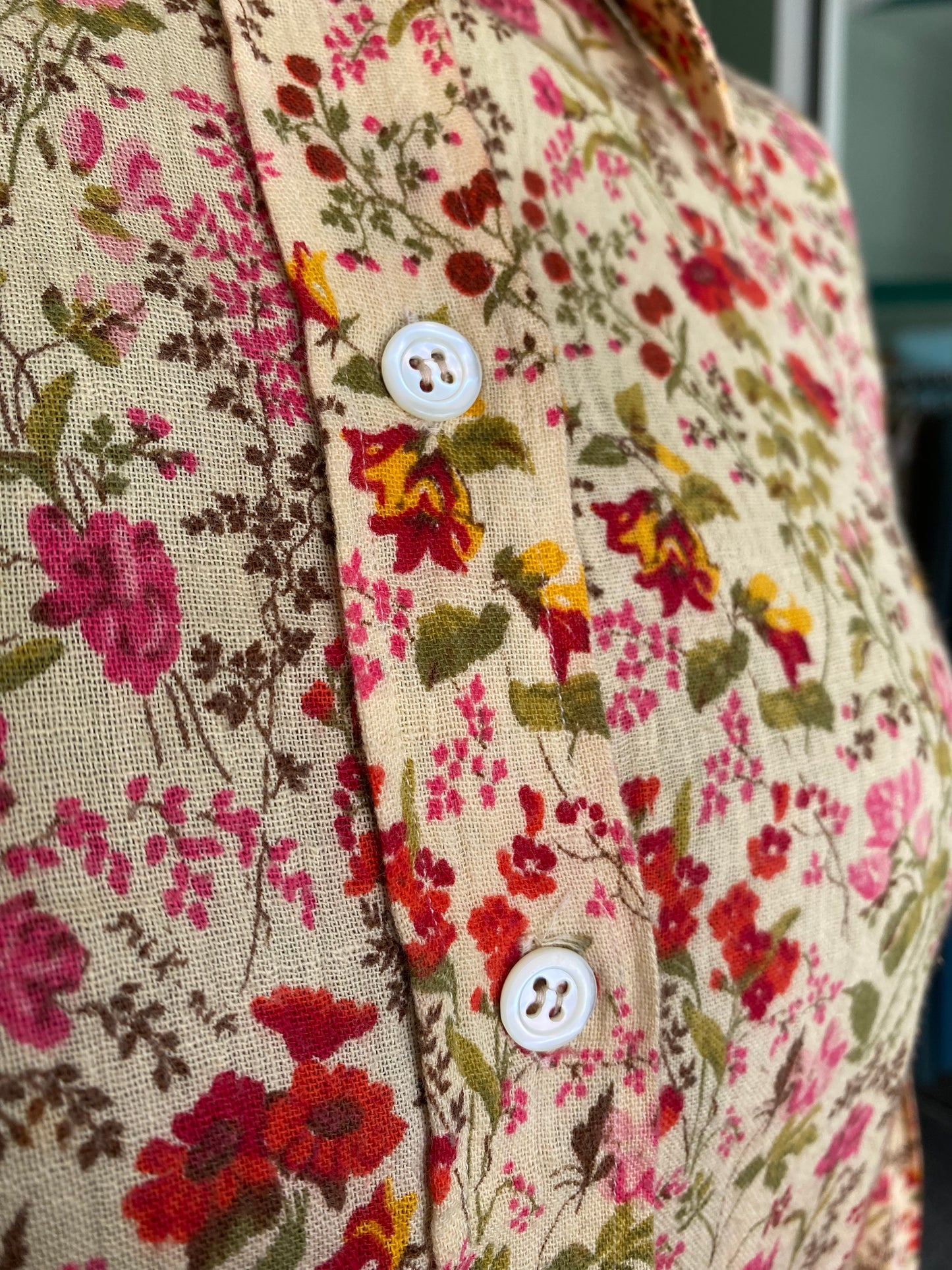 Camicia anni ‘70 stampa floreale - TG. 38/40