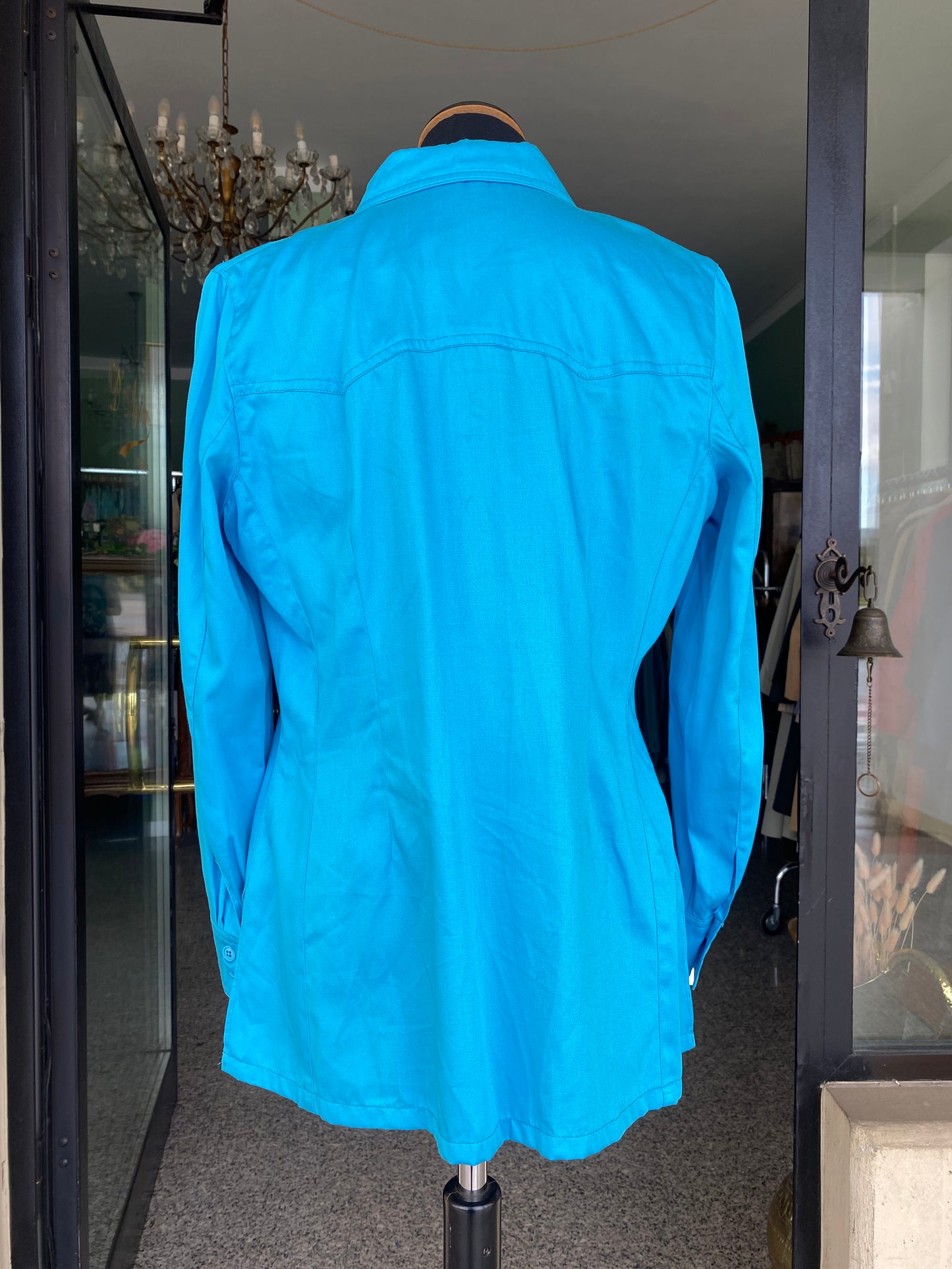 Camicia anni ‘70 azzurra - TG. 44/46