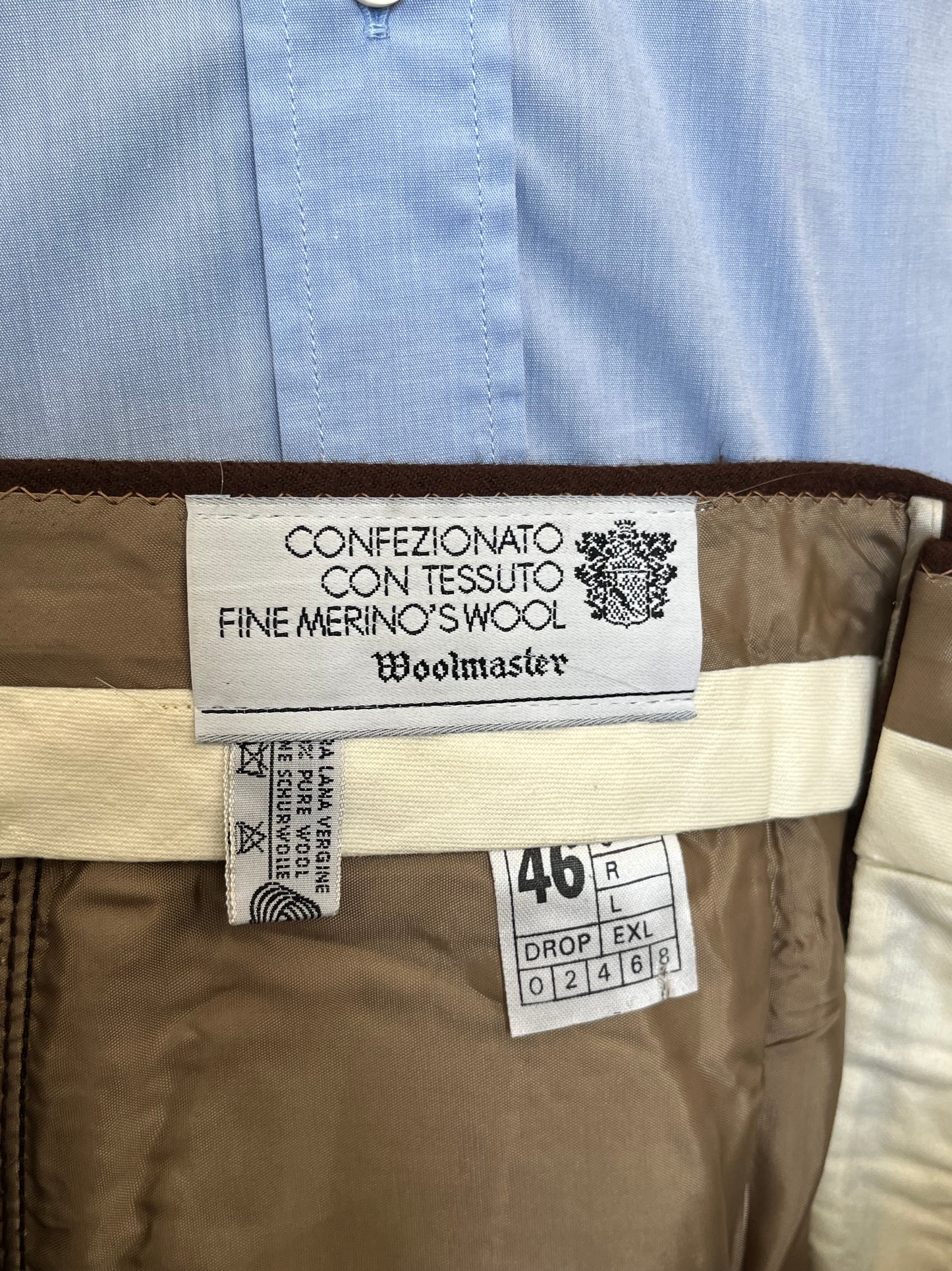 Calzoni in lana Merinos NOS tg. 44-46
