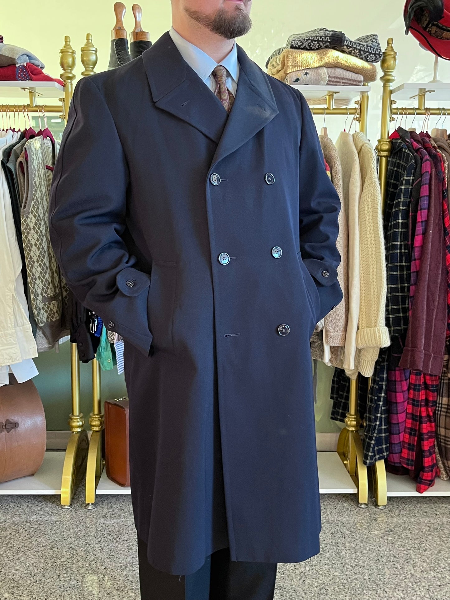 Cappotto lana anni '80 tg. 54-56