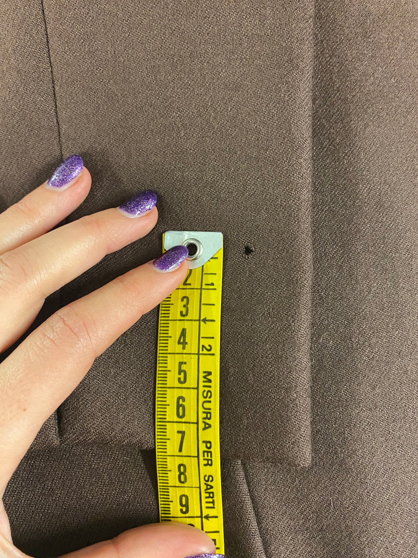 Pantaloni in lana marroni - TG. 44/46