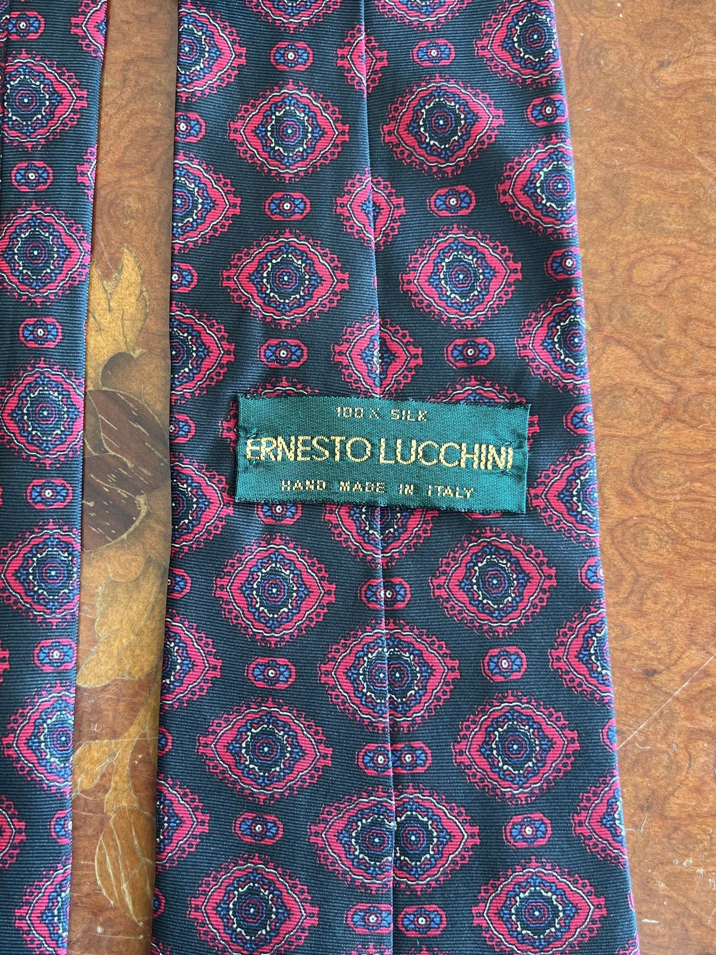 Cravatta anni ‘80 astratta