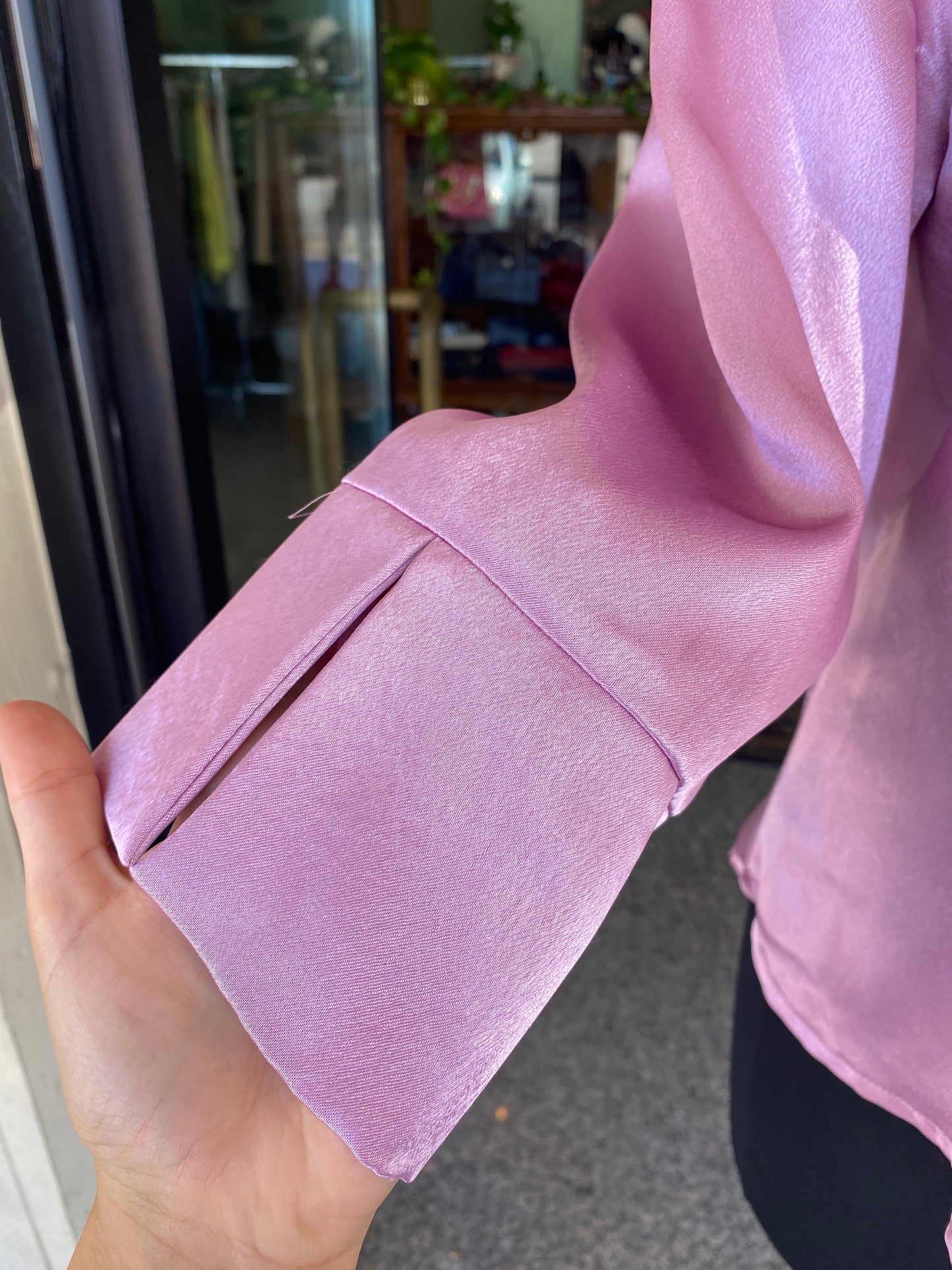 Camicia glicine in raso - TG. 38/40