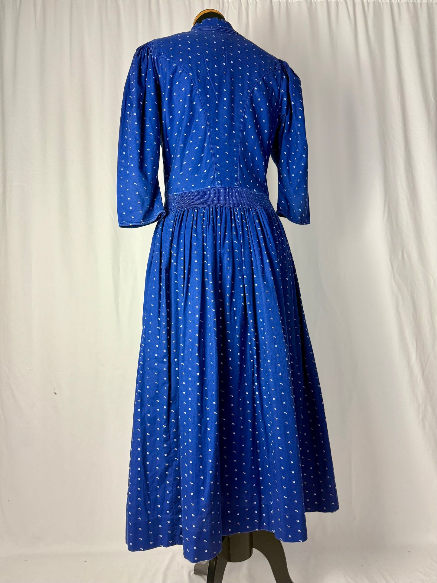 Abito tirolese blu romantico - TG. 40