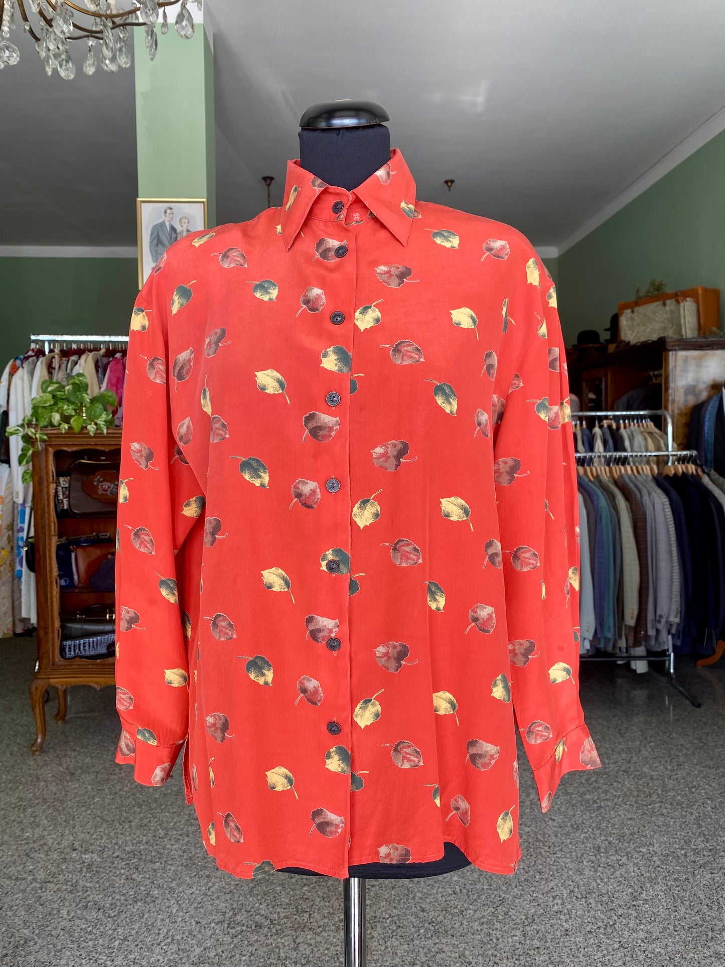 Camicia anni ‘80 in pura seta - TG. 48/50