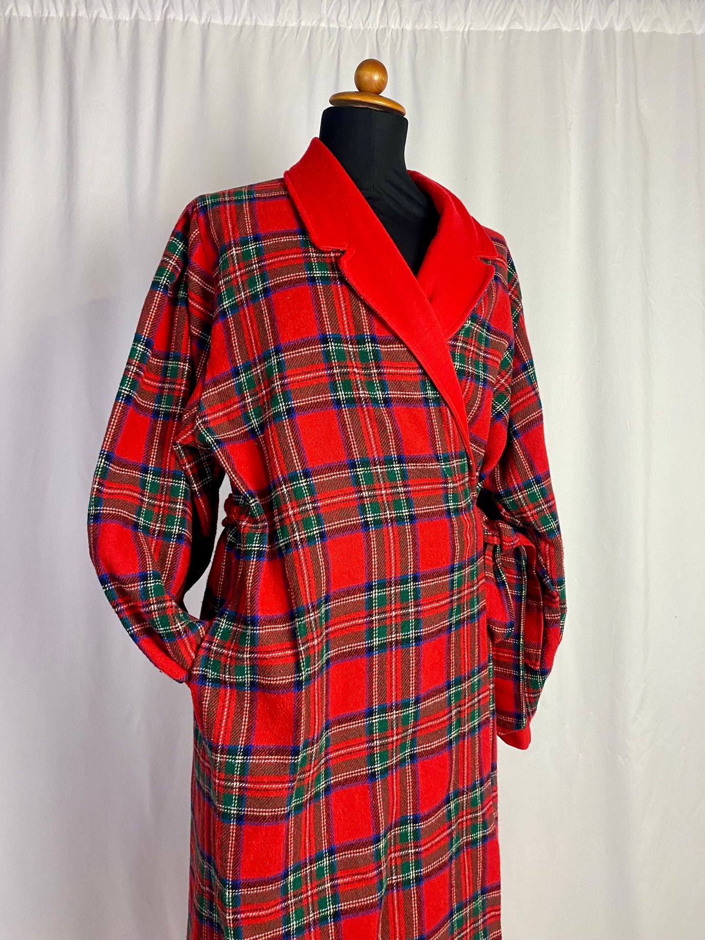 Vestaglia in lana tartan - TG. 48/50/52