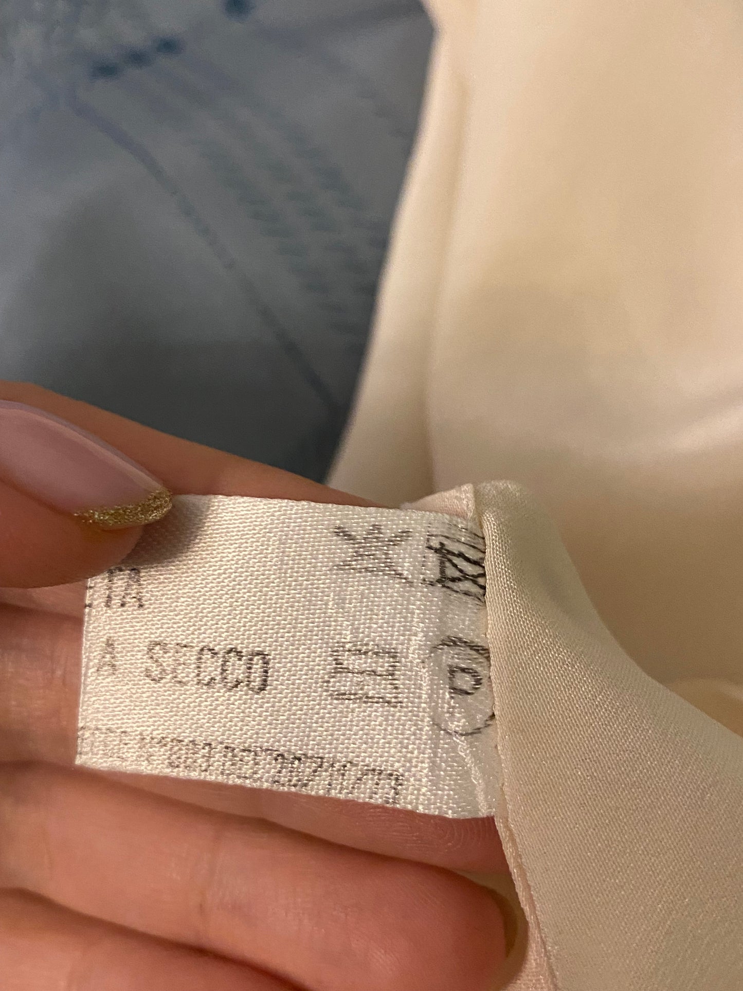Camicia in seta panna - TG. 44/46