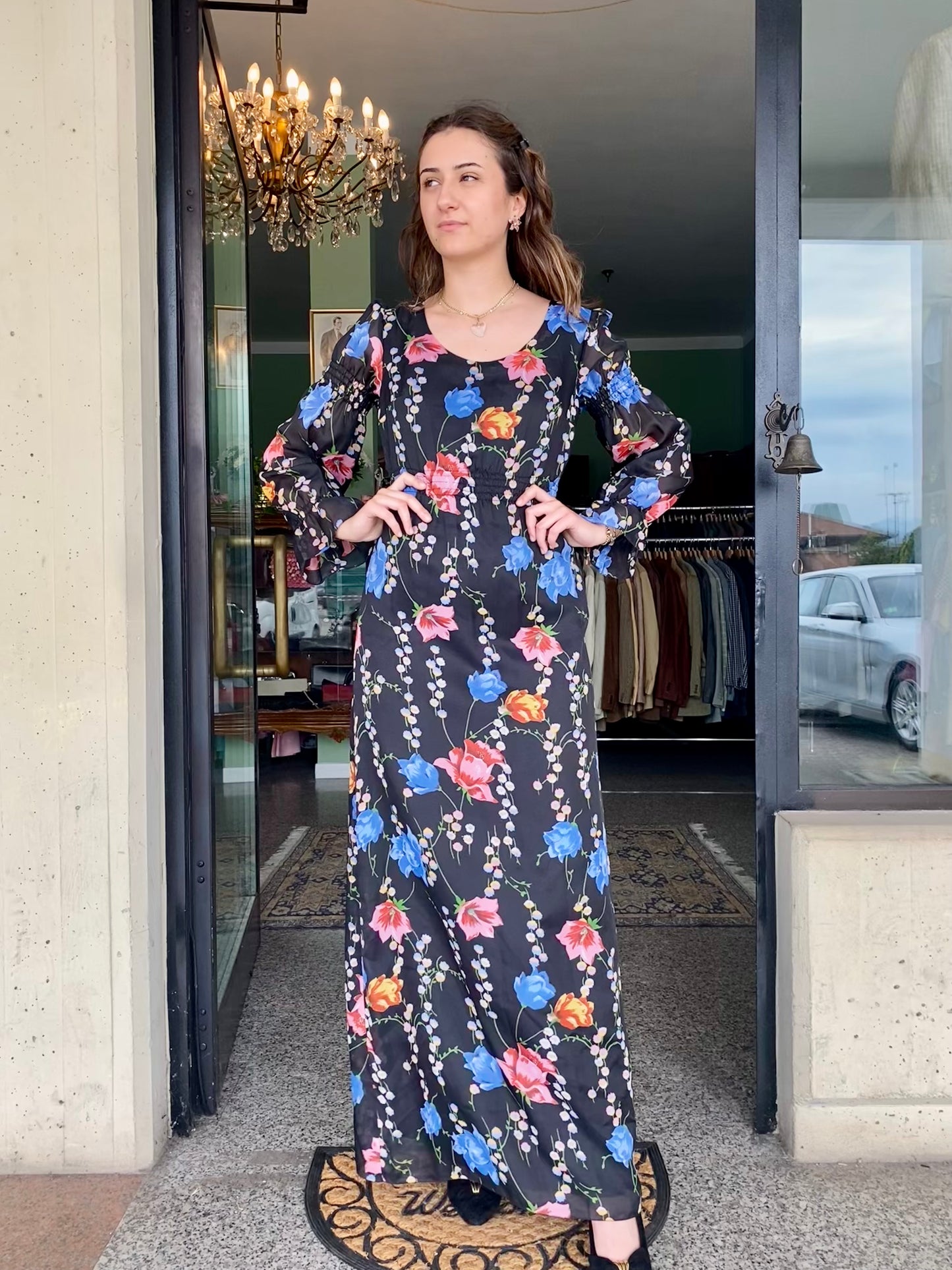 Maxi dress floreale - TG. 38/40