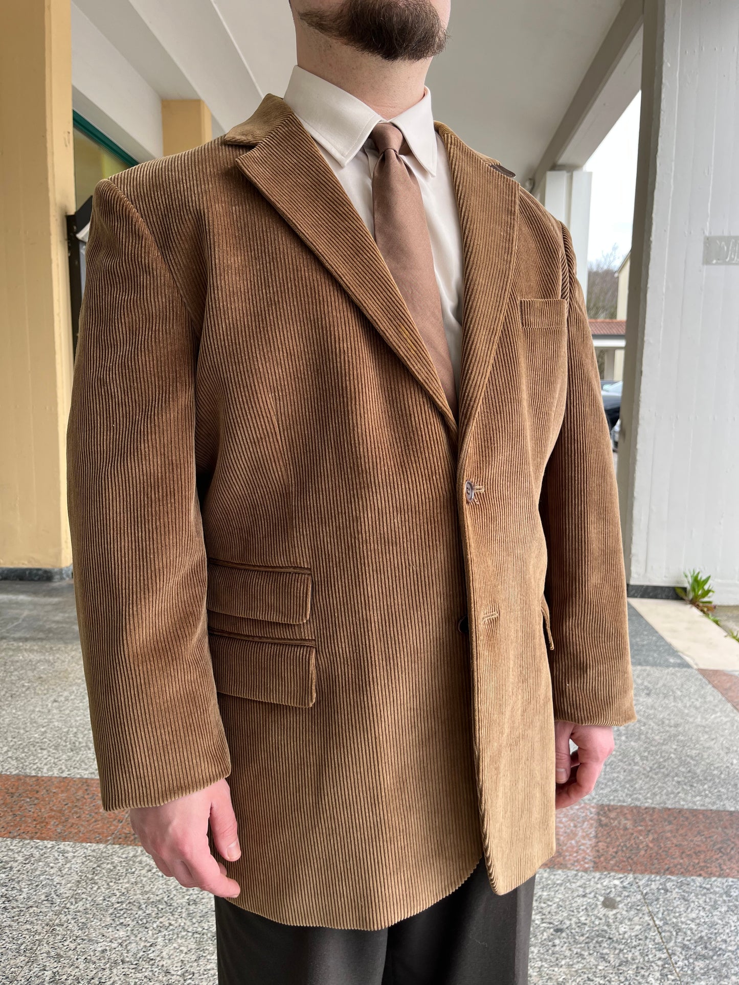Giacca anni '90 velluto tg. 58-60