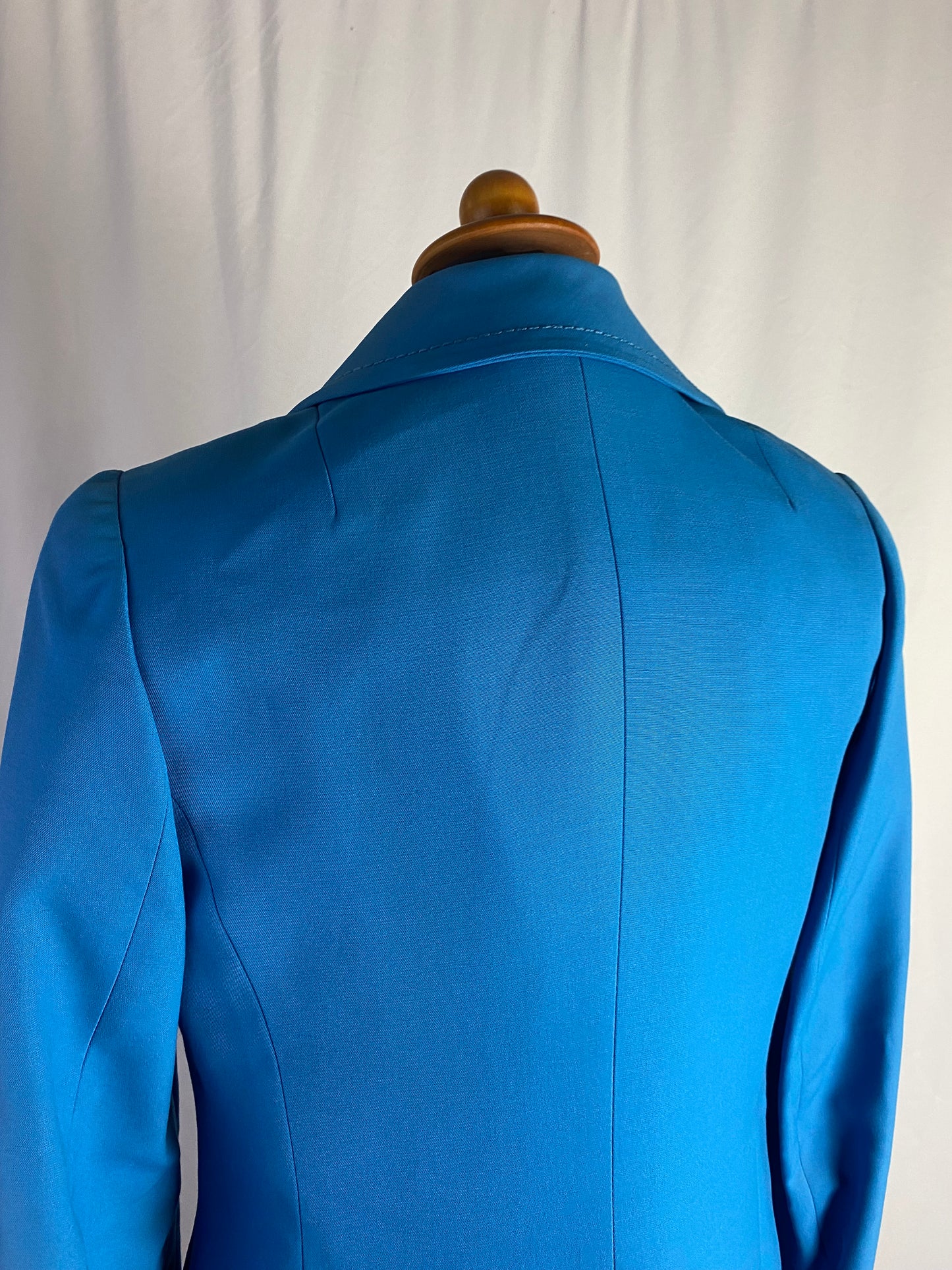 Cappotto anni ‘70 azzurro - nuovo fondo di magazzino - TG. 40/42