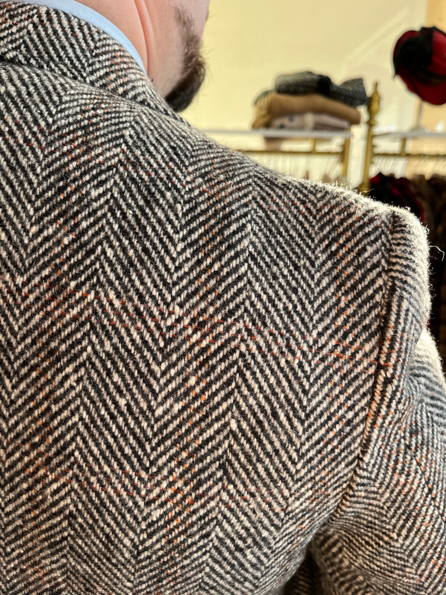 Cappotto tweed anni '70 tg. 44