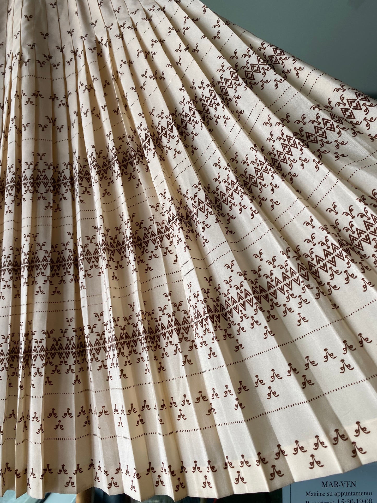 Gonna anni ‘70 plissé- TG. 36/38