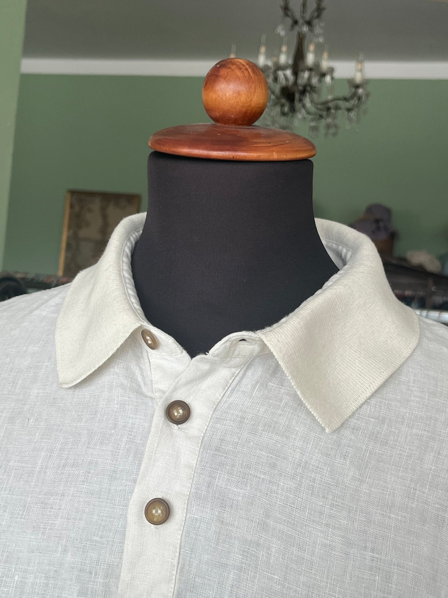 Camicia/polo a maniche corte lino