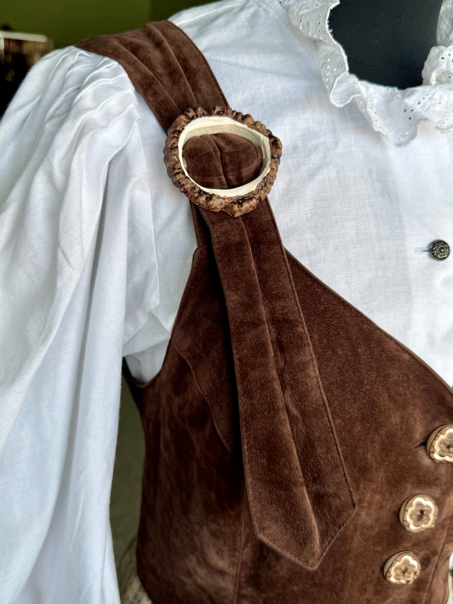 Dirndl in lana e camoscio - TG. 42/44
