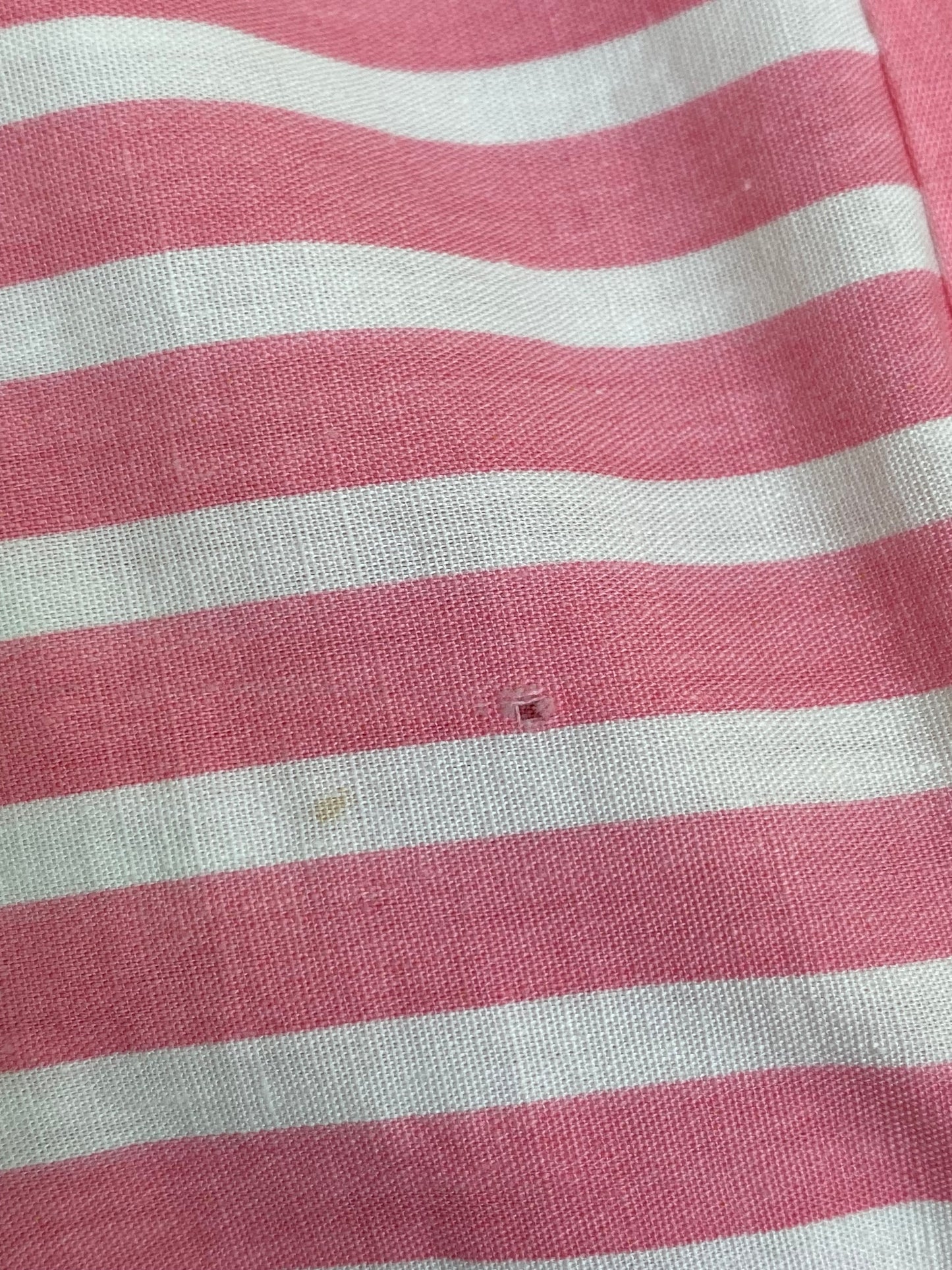 Abito anni ‘50 a righe bianche a rosa - TG. 38/40
