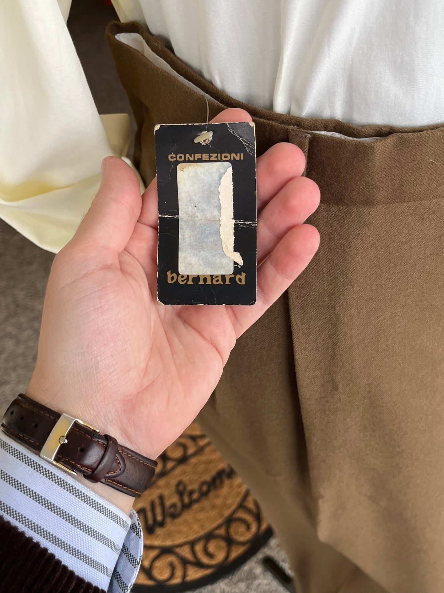 Calzoni in flanella NOS tg. 60-62