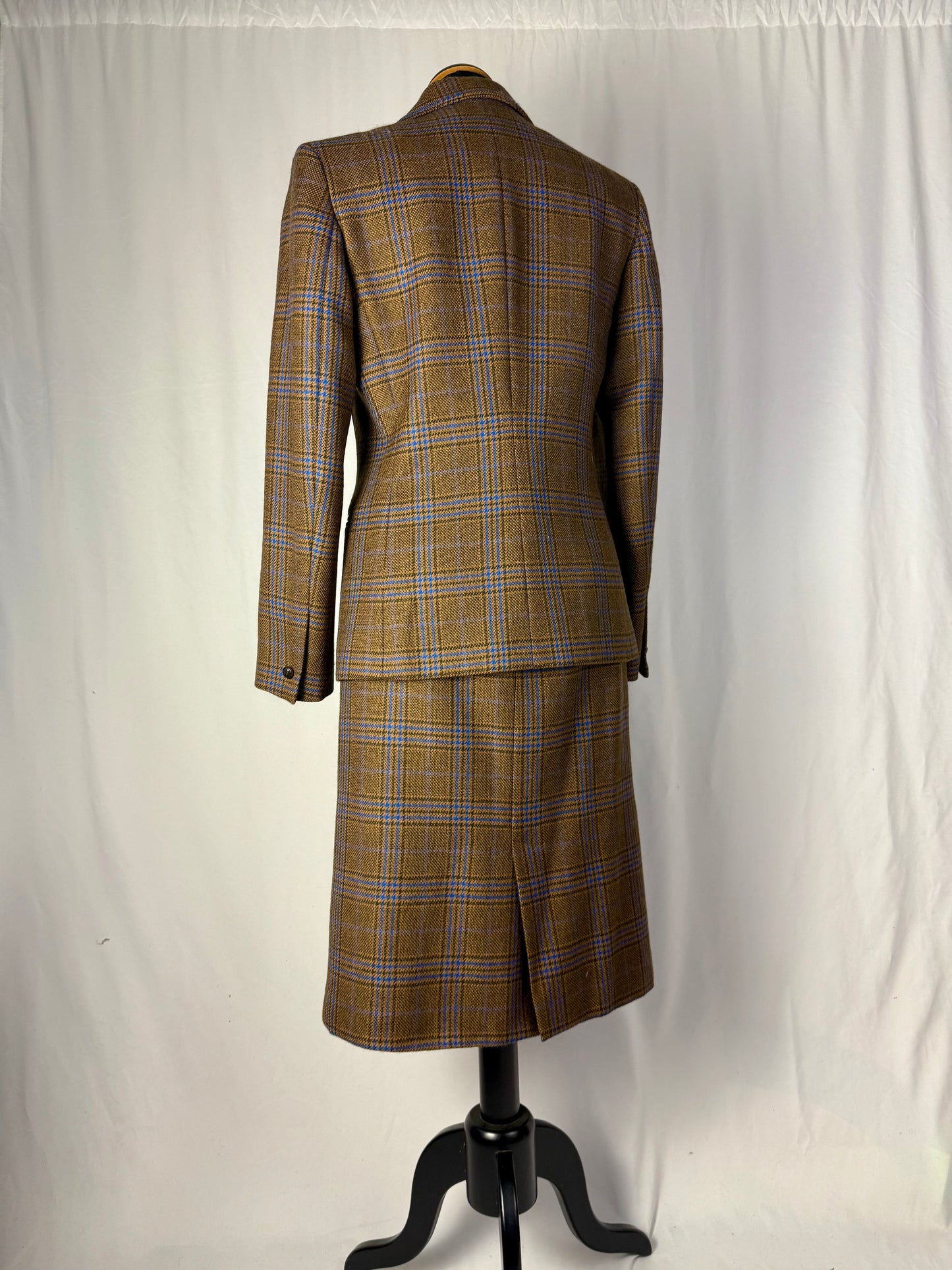 Tailleur anni ’80 power dressing in pura lana - TG. 40