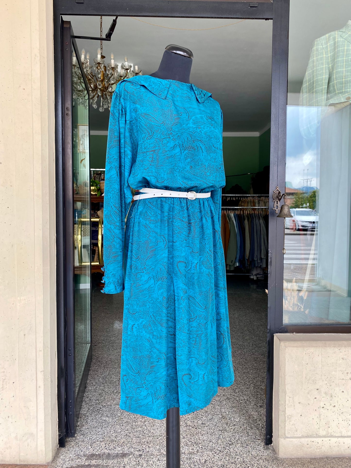 Abito sartoriale anni ’80 in pura seta - TG. 42/44