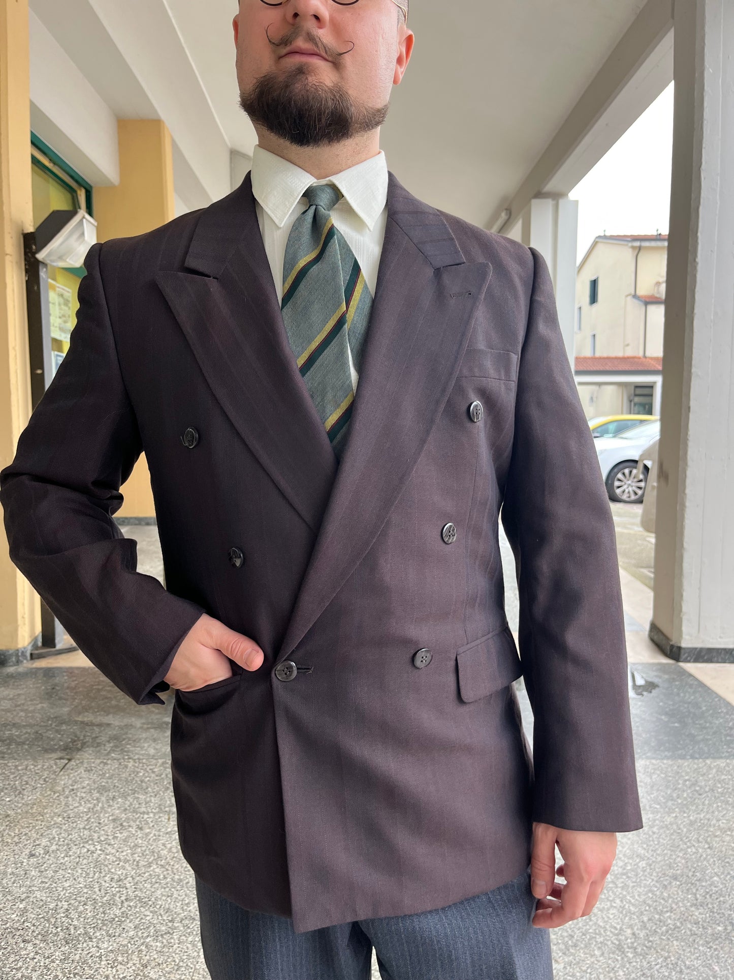 Giacca anni '90 doppiopetto tg. 48