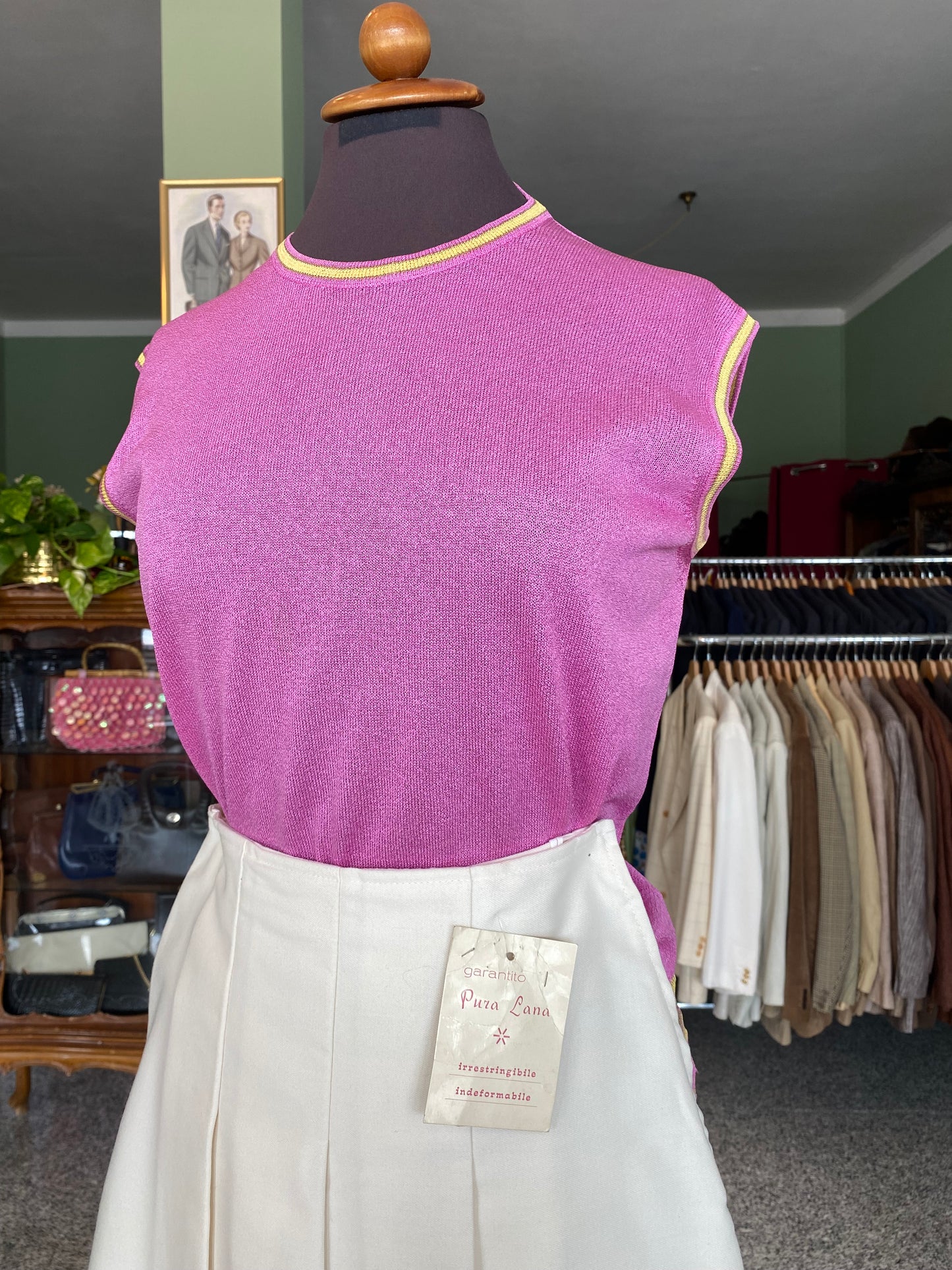 Blusa smanicate rosa - TG. 42/44