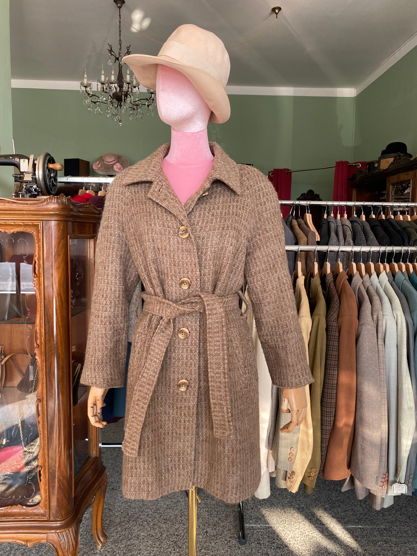 Cappotto anni ‘80 nocciola - TG. 40/42