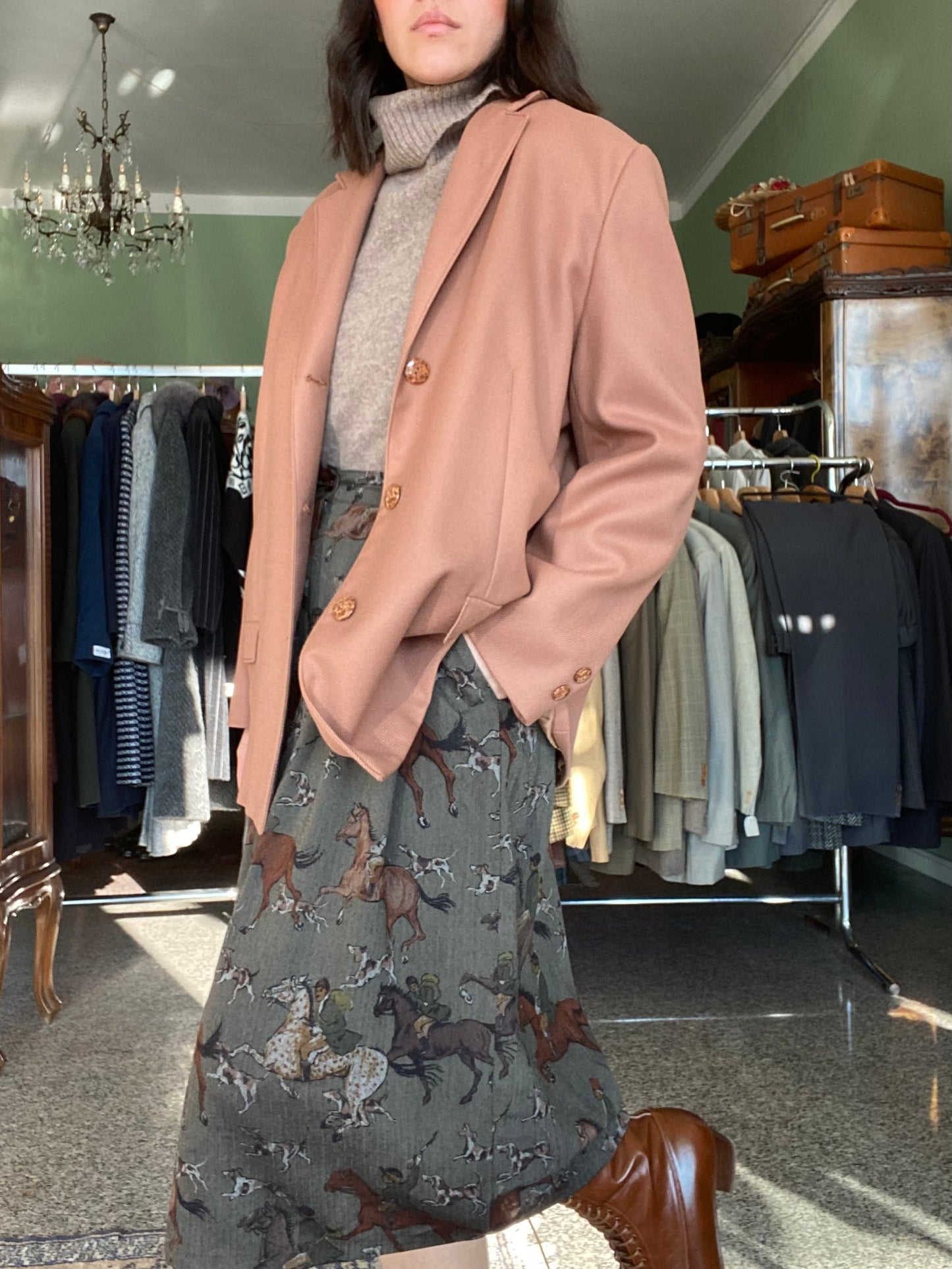 Giacca color cammello - TG 48/50