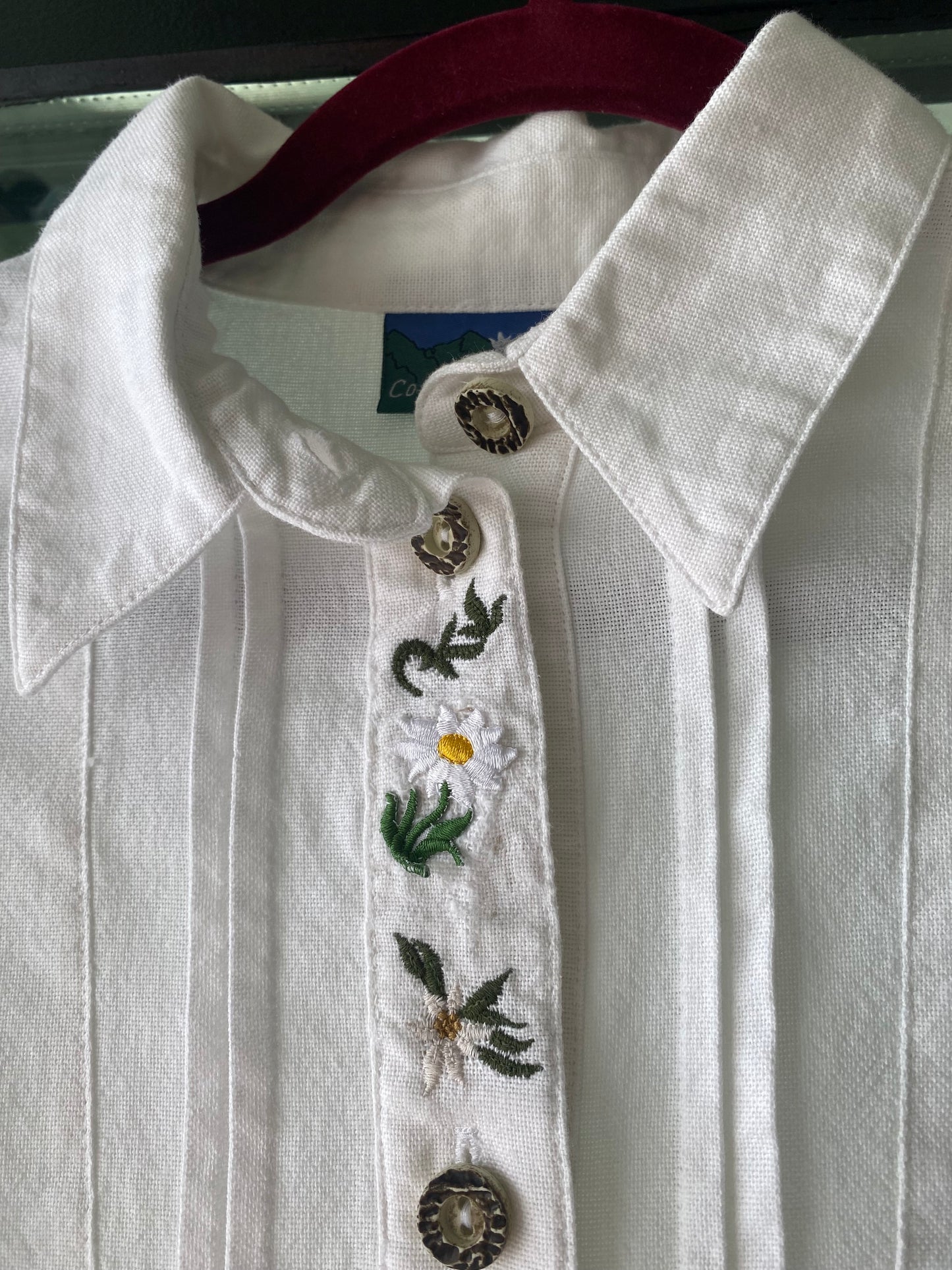 Camicia tirolese 100% cotone - TG. 42/44