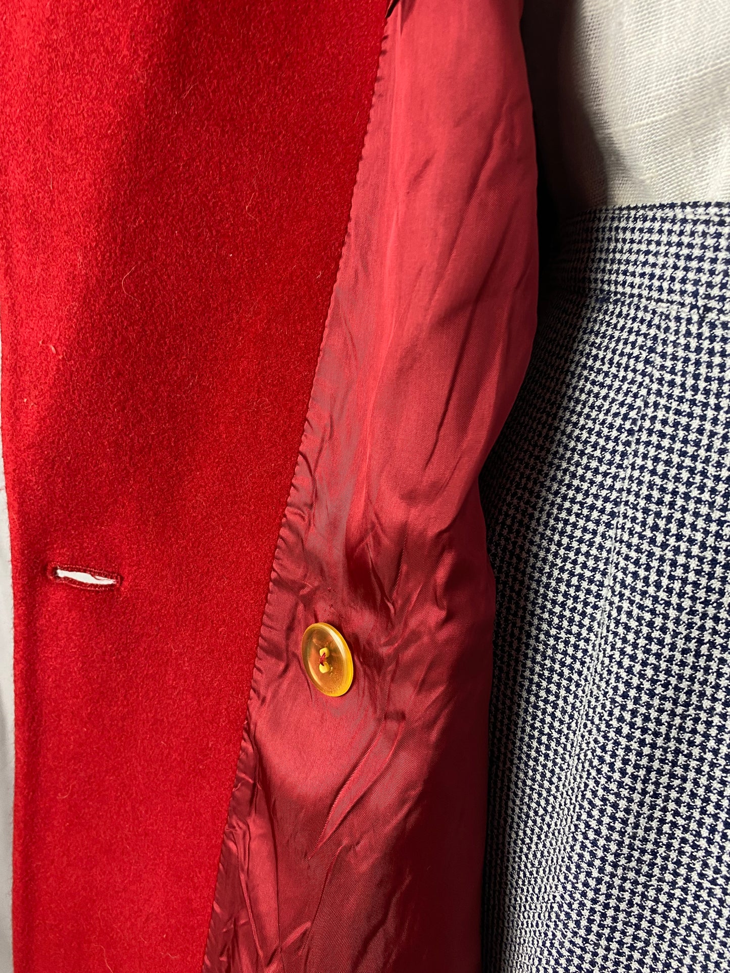 Cappotto rosso anni ‘80 - TG. Ok da 48 in su - guarda le misure