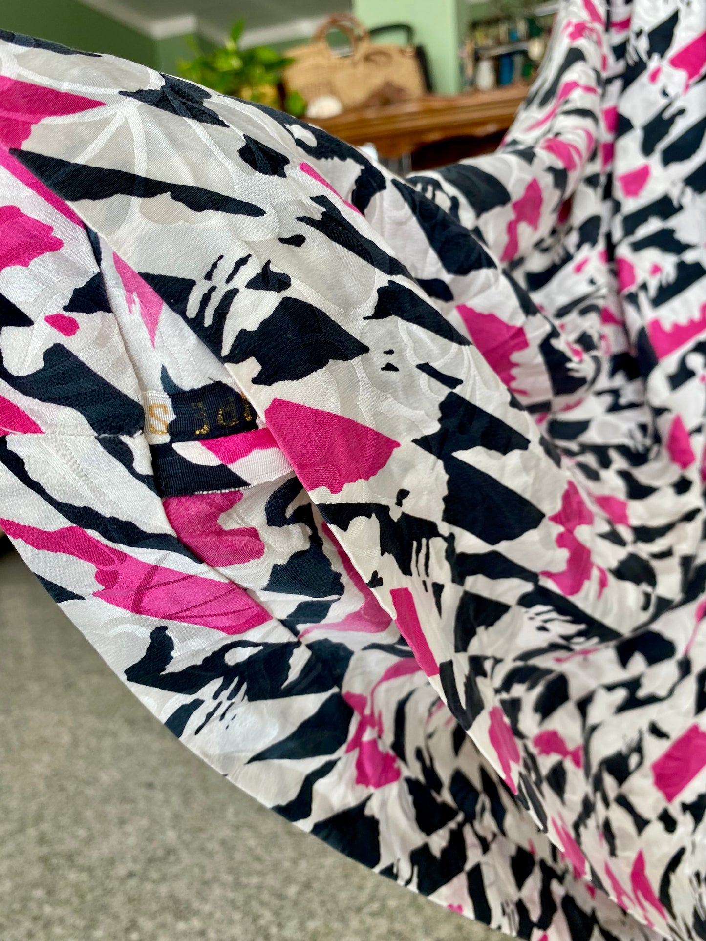 Abito sartoriale anni ’80 in pura seta – schiena scoperta - TG. 38