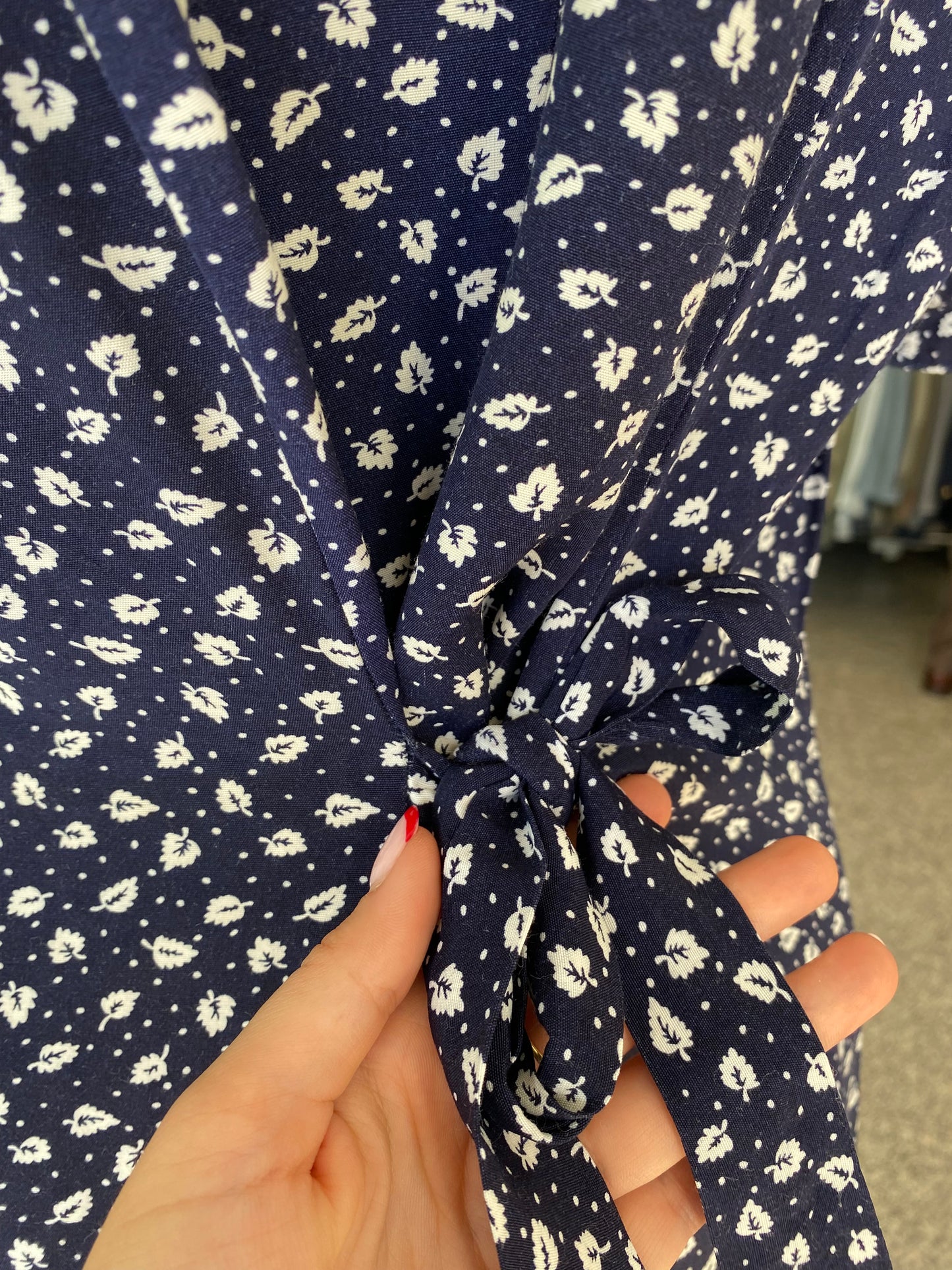 Abito in viscosa con microfantasia - TG. 46