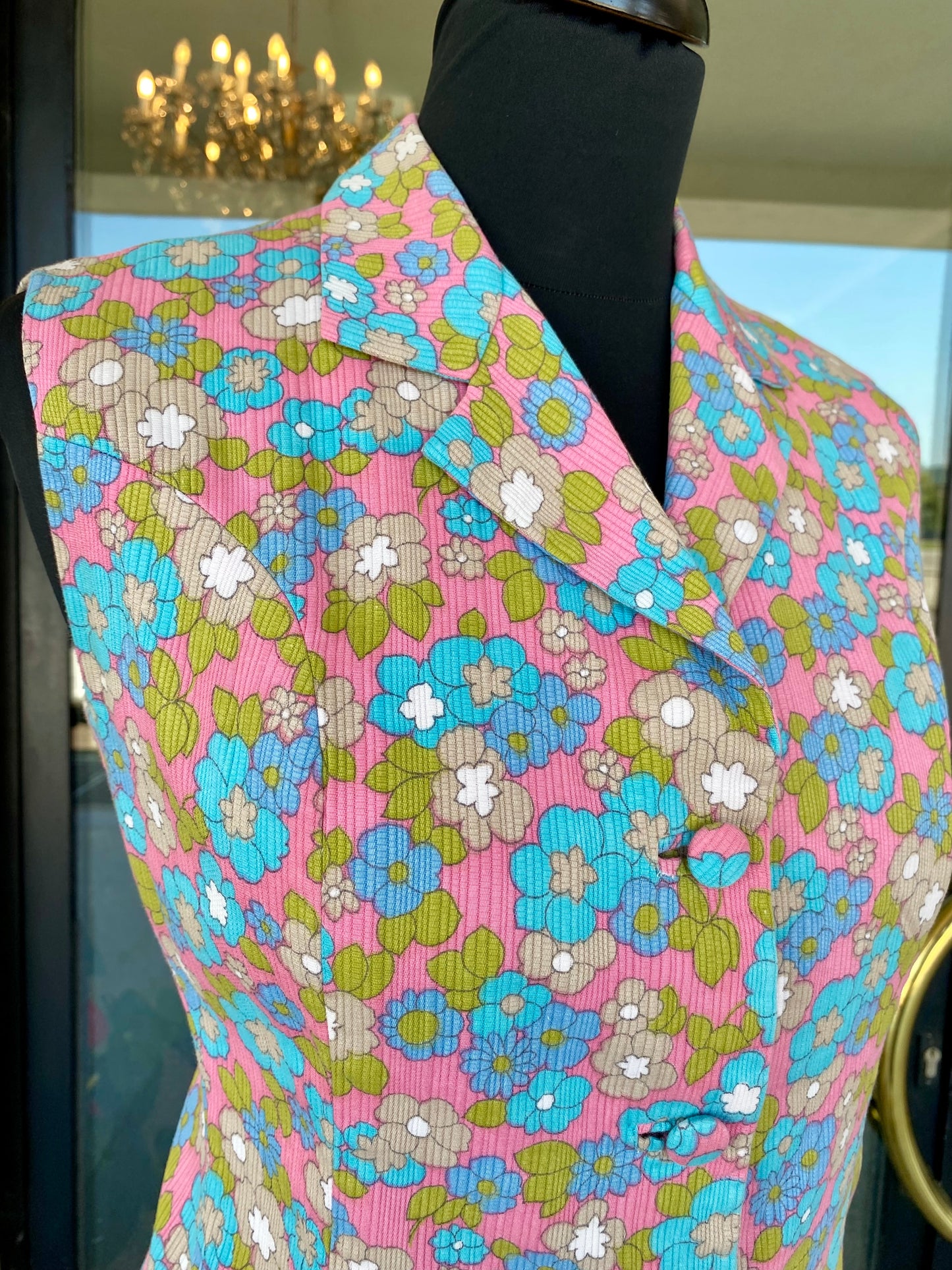 Completo anni ‘60 gilet + gonna - TG. 38