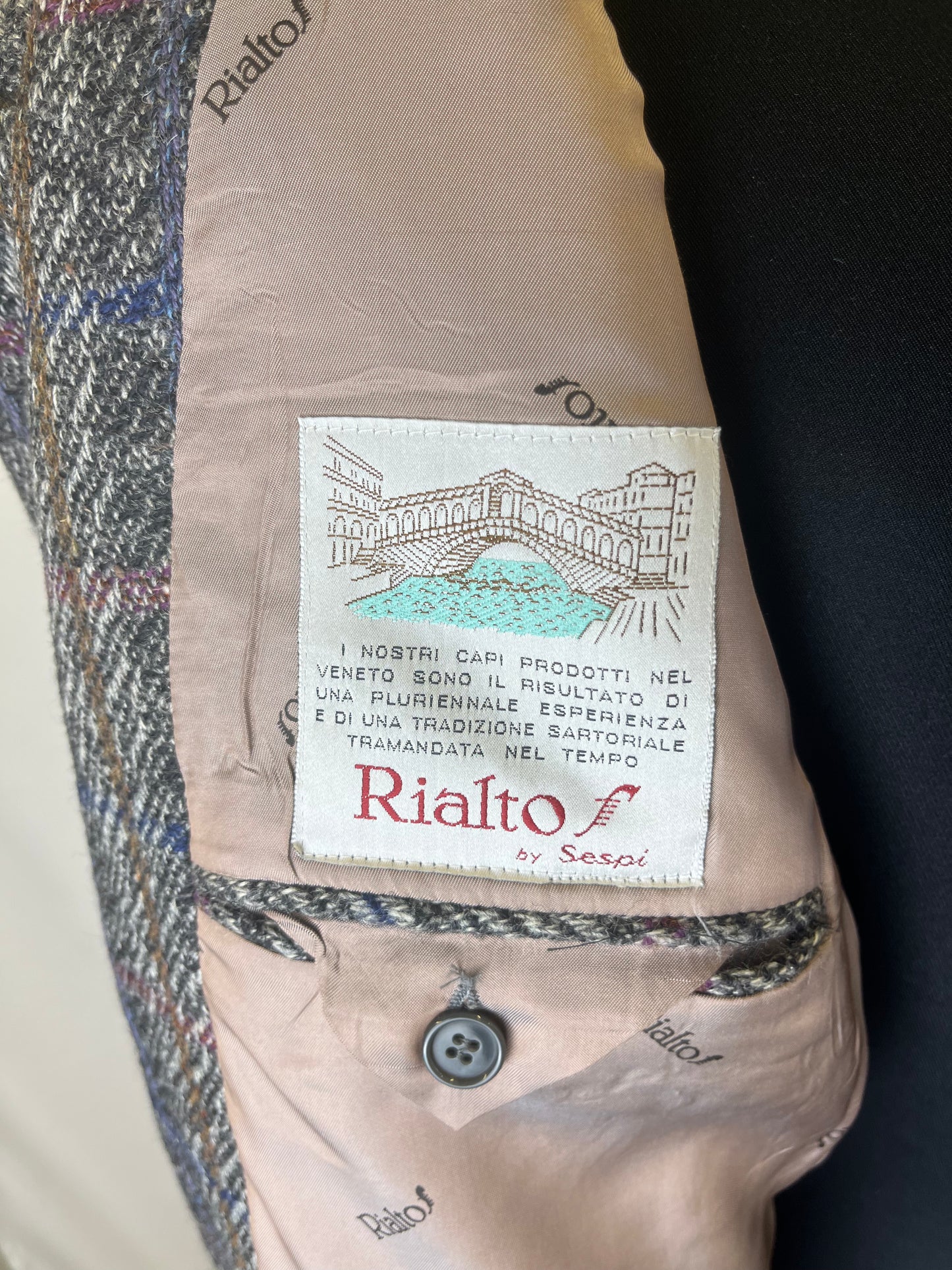 Giacca tweed anni ‘80 tg. 50-52