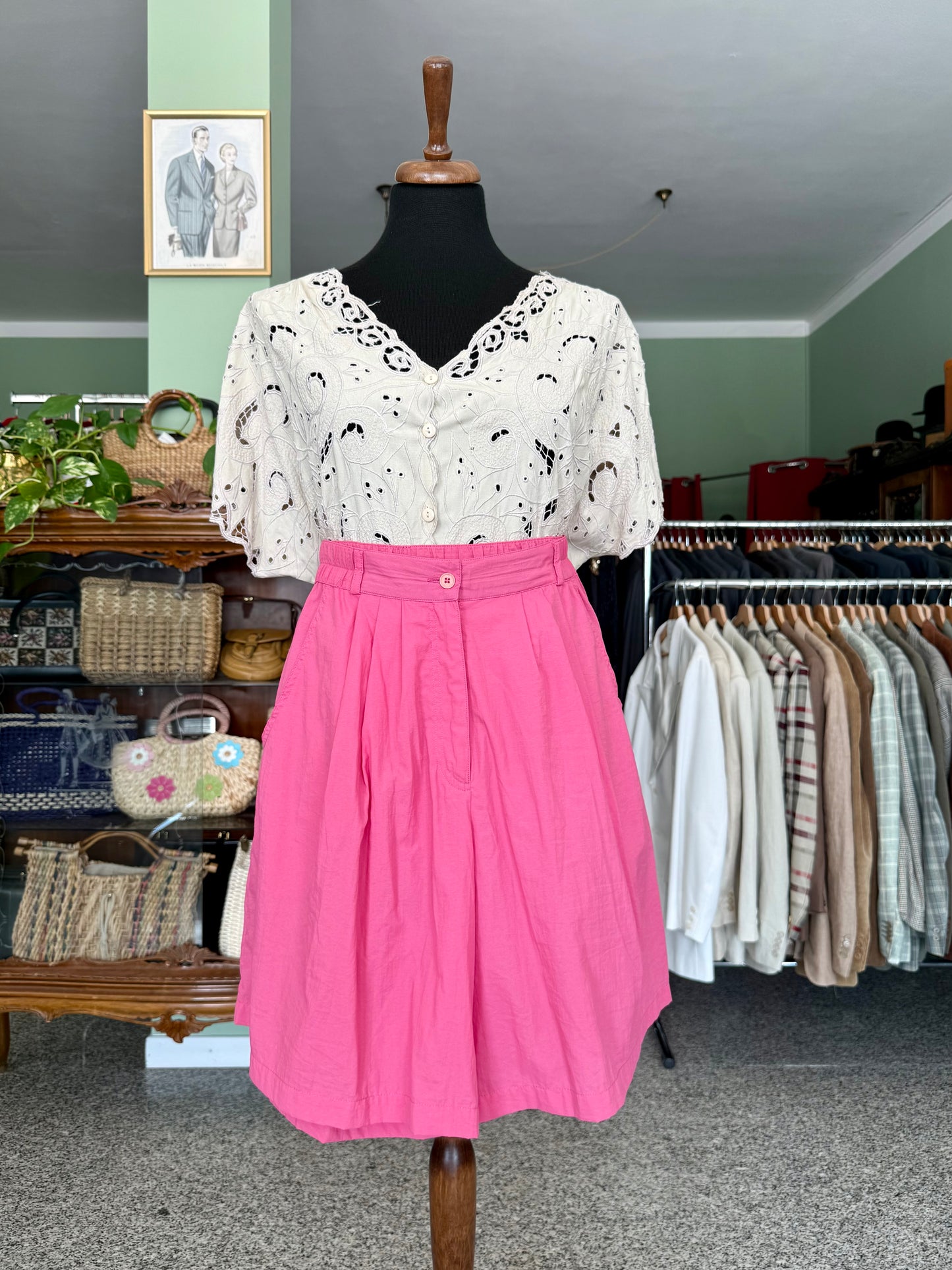 Pantaloncini corti fucsia - TG. 46/48