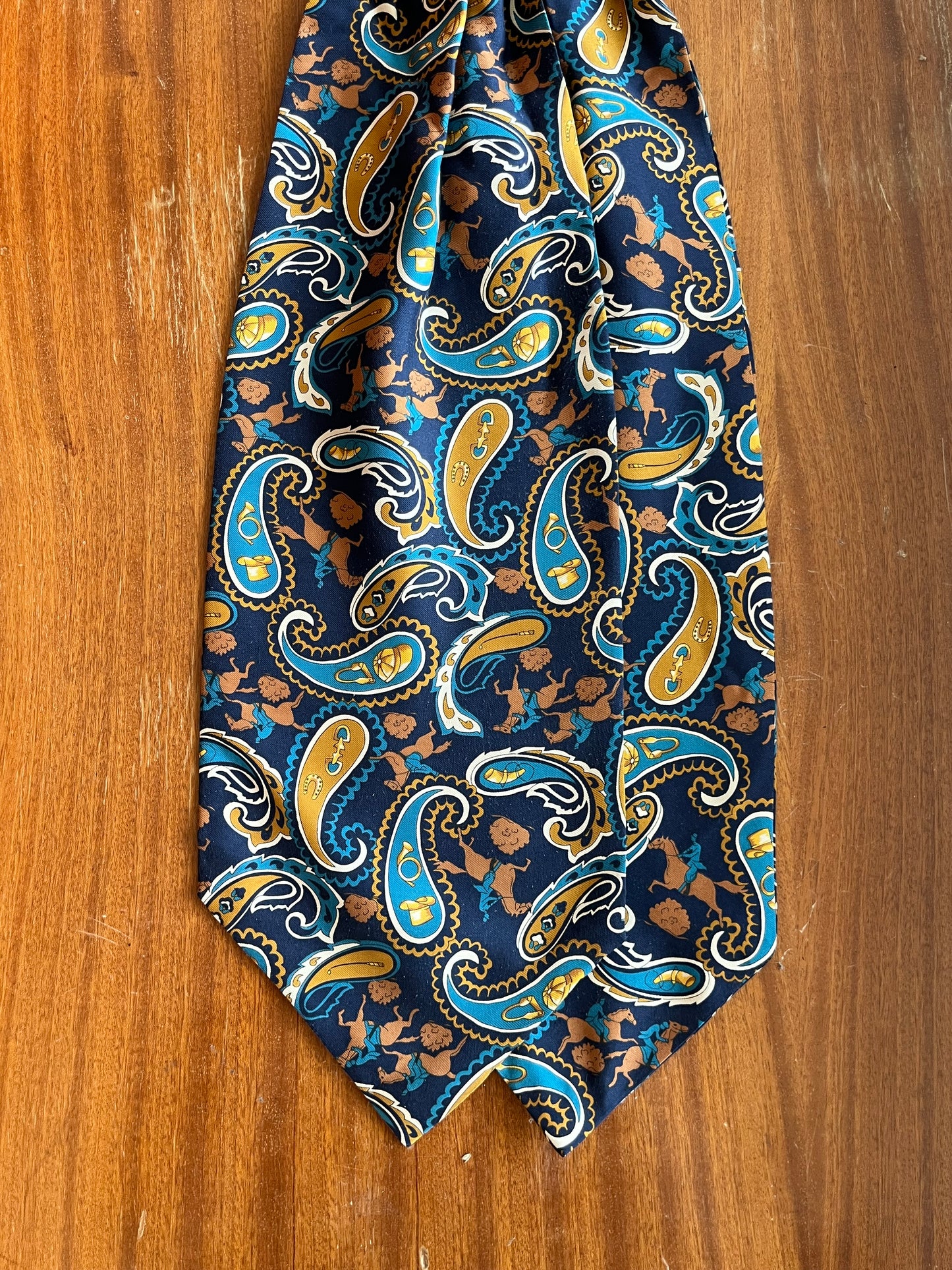 Ascot seta fantasia paisley