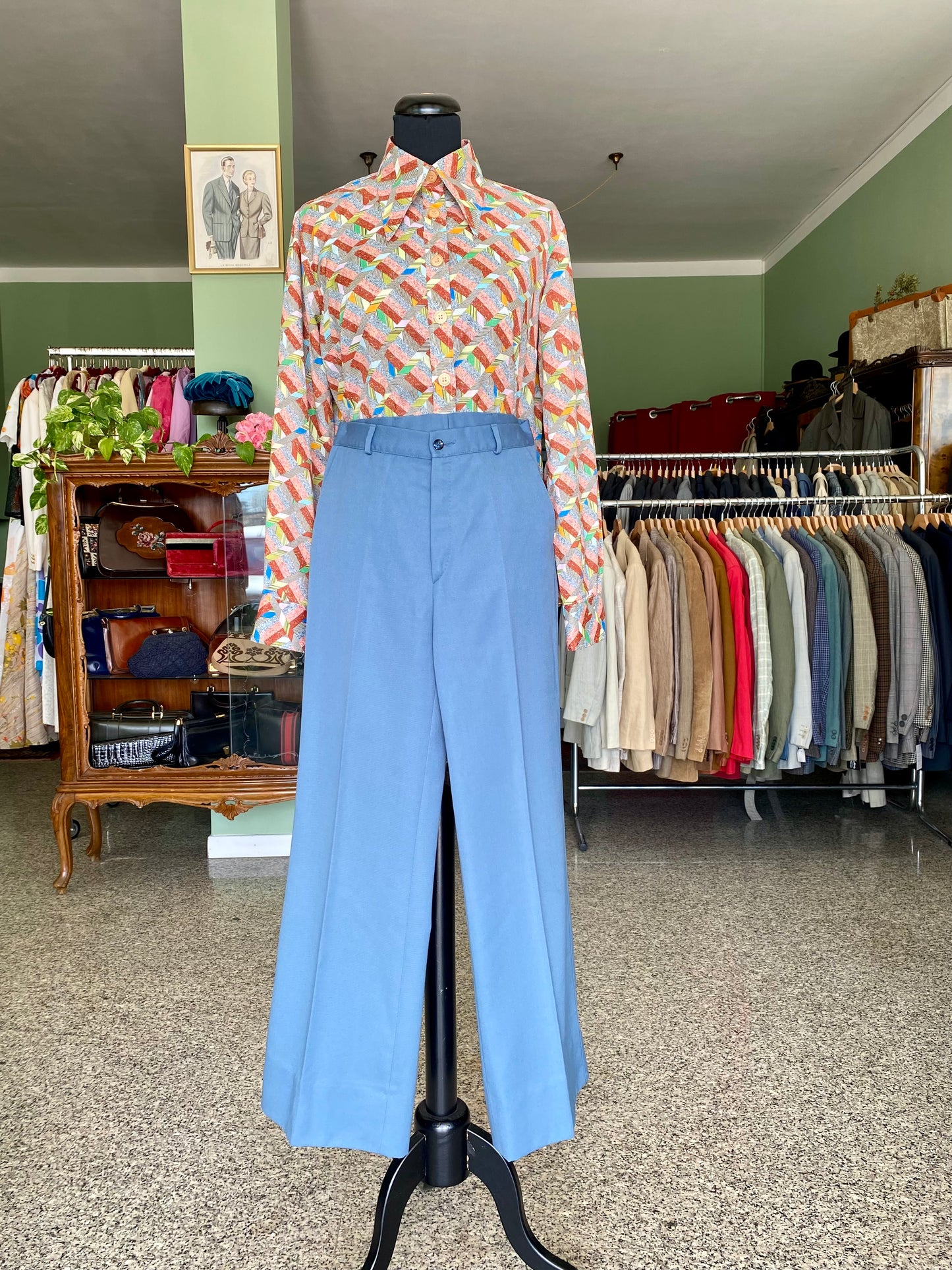 Camicia anni ‘70 effetto patchwork - TG. 42/44