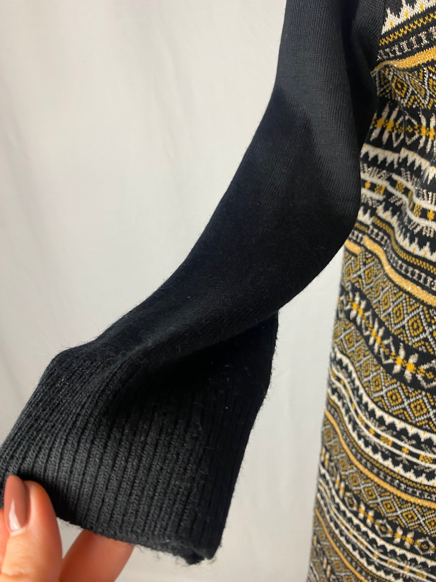 Abito lungo fantasia Fair Isle - TG. 44/46