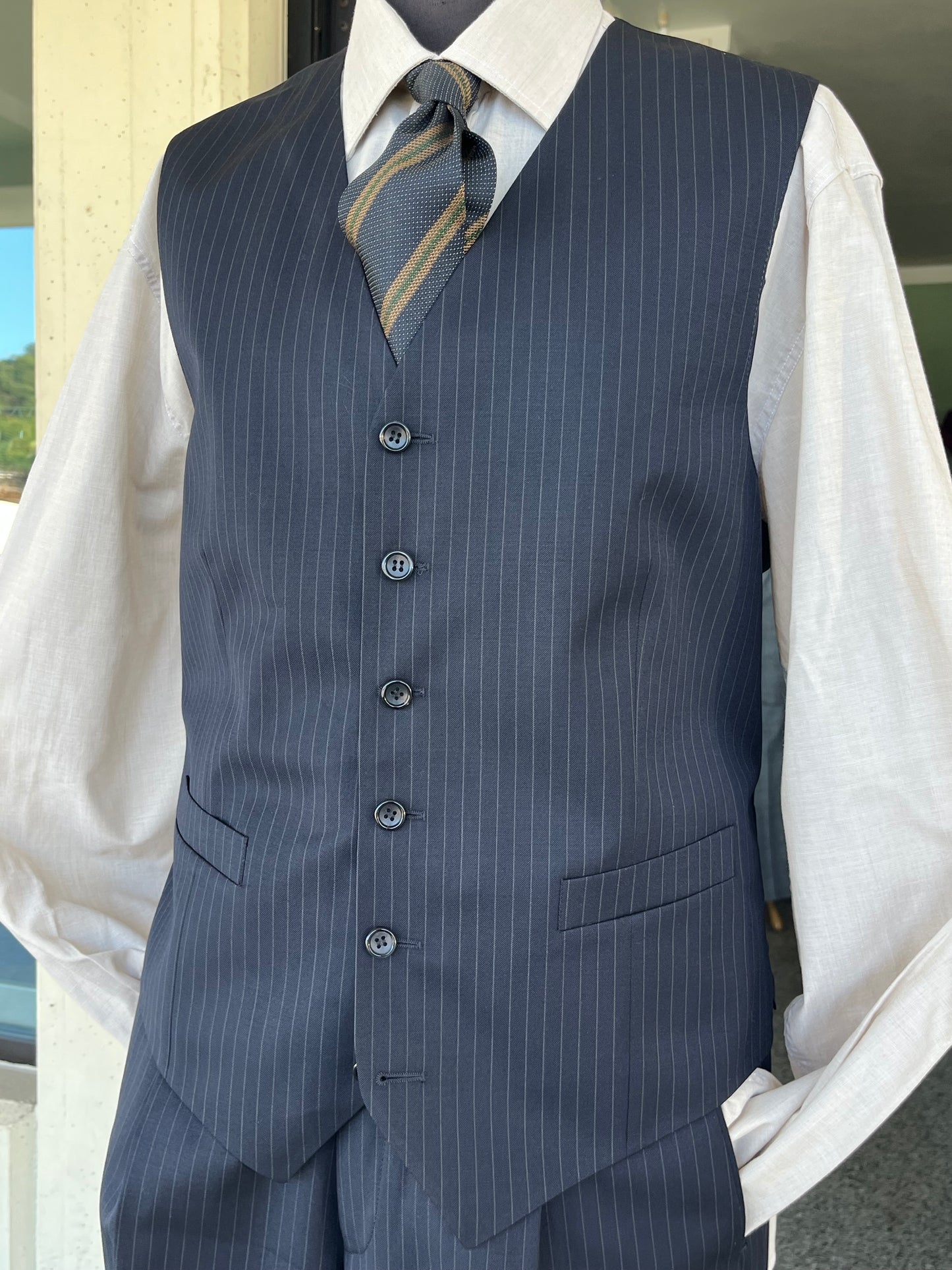 Completo tre pezzi anni ‘90 stile anni ‘40 tg. 54