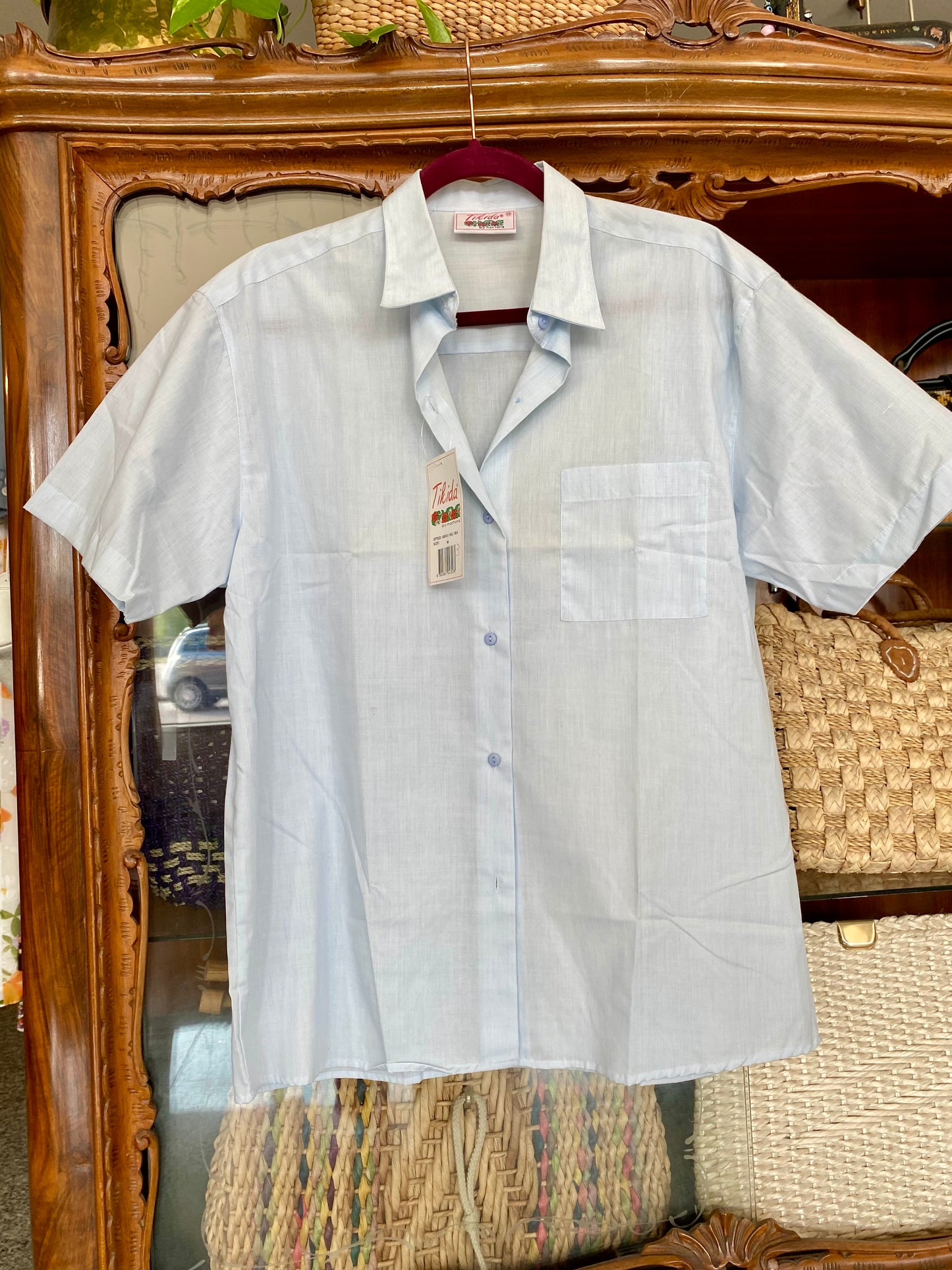 Camicia in cotone nuova fondo di magazzino- TG. 44 circa