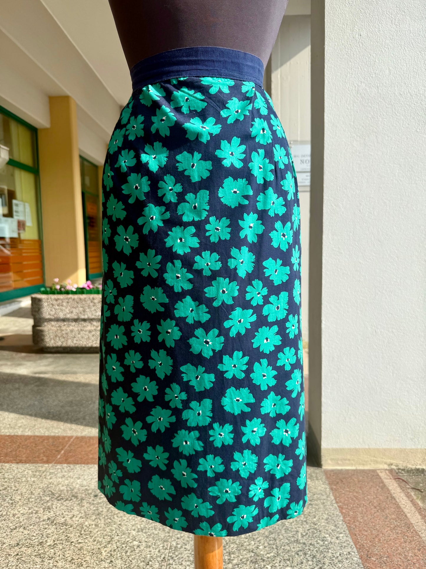 Tailleur giacca + gonna stampa floreale - TG. 44