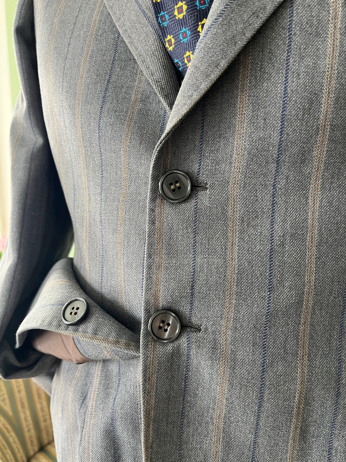 Completo anni ‘70 grigio/polvere