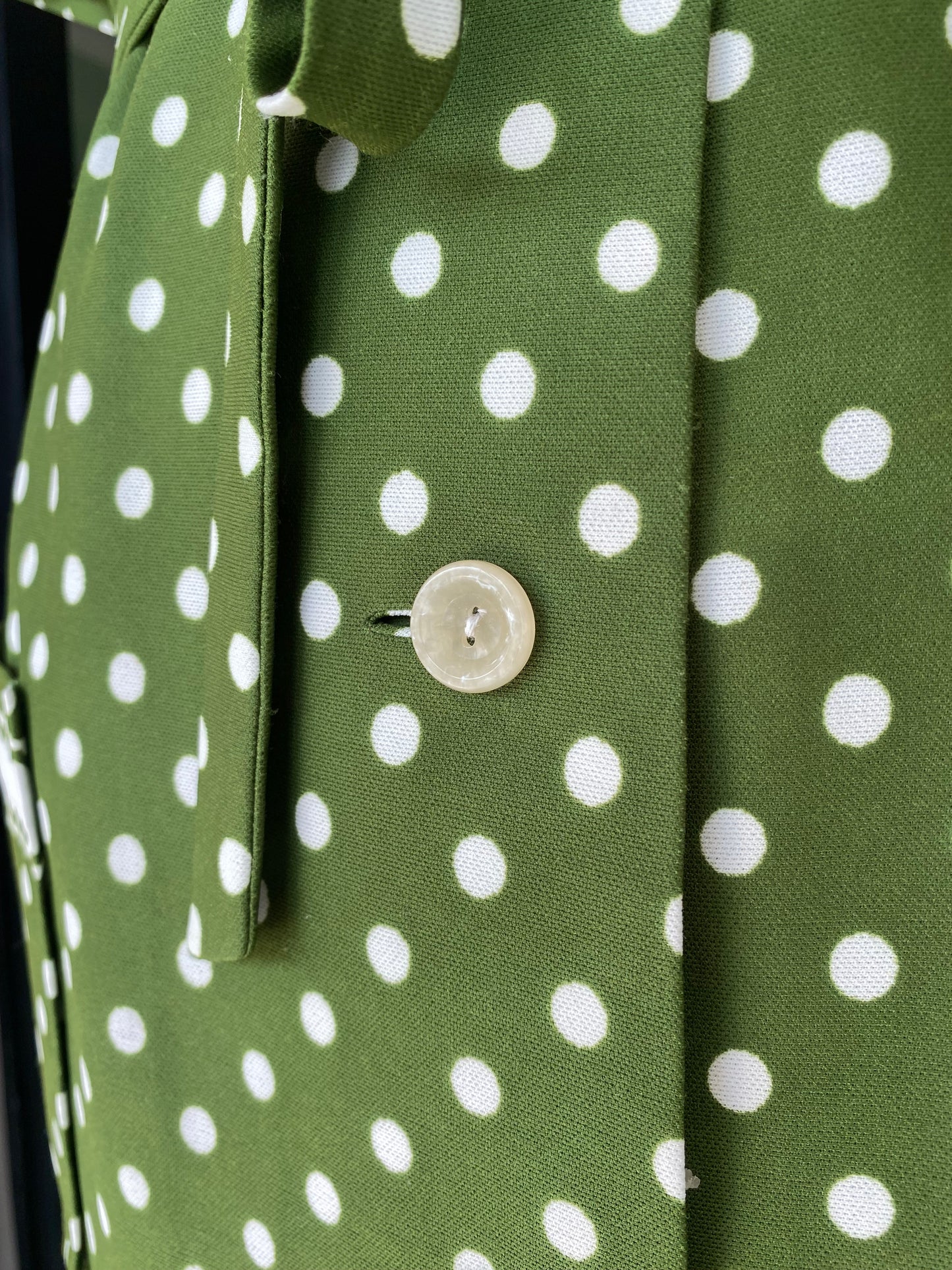 Abito verde a pois - TG. 46/48/50