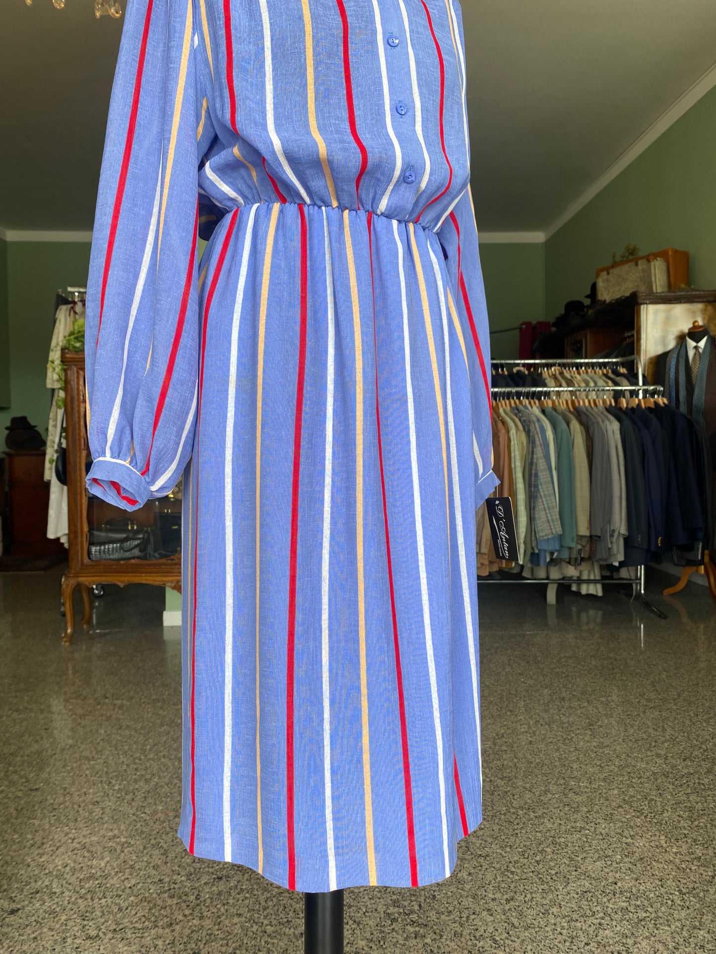 Abito anni ‘80 a righe colorate - TG. 42/44