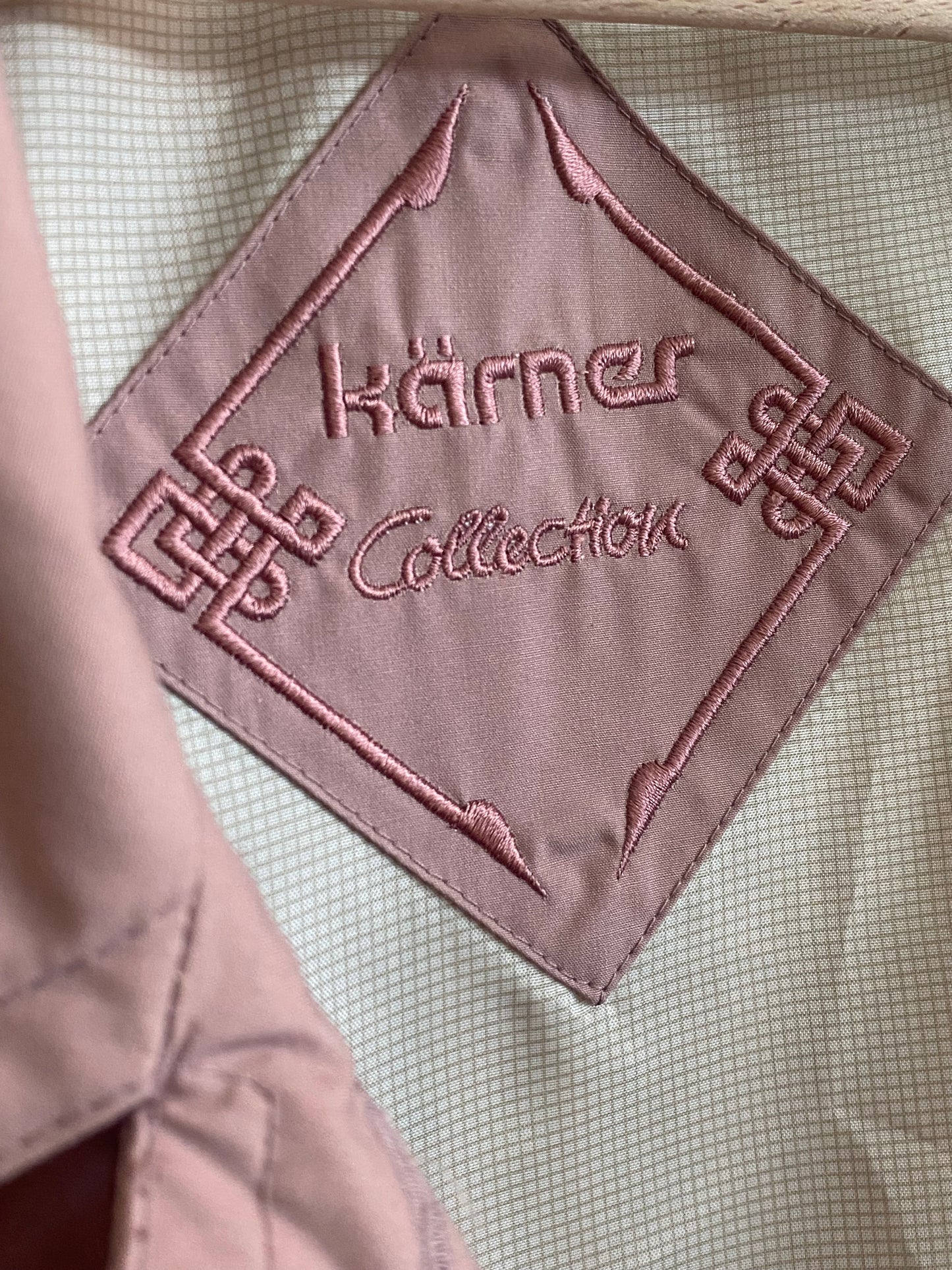 Trench anni ‘80 rosa antico - TG. Curvy (48/50/52)
