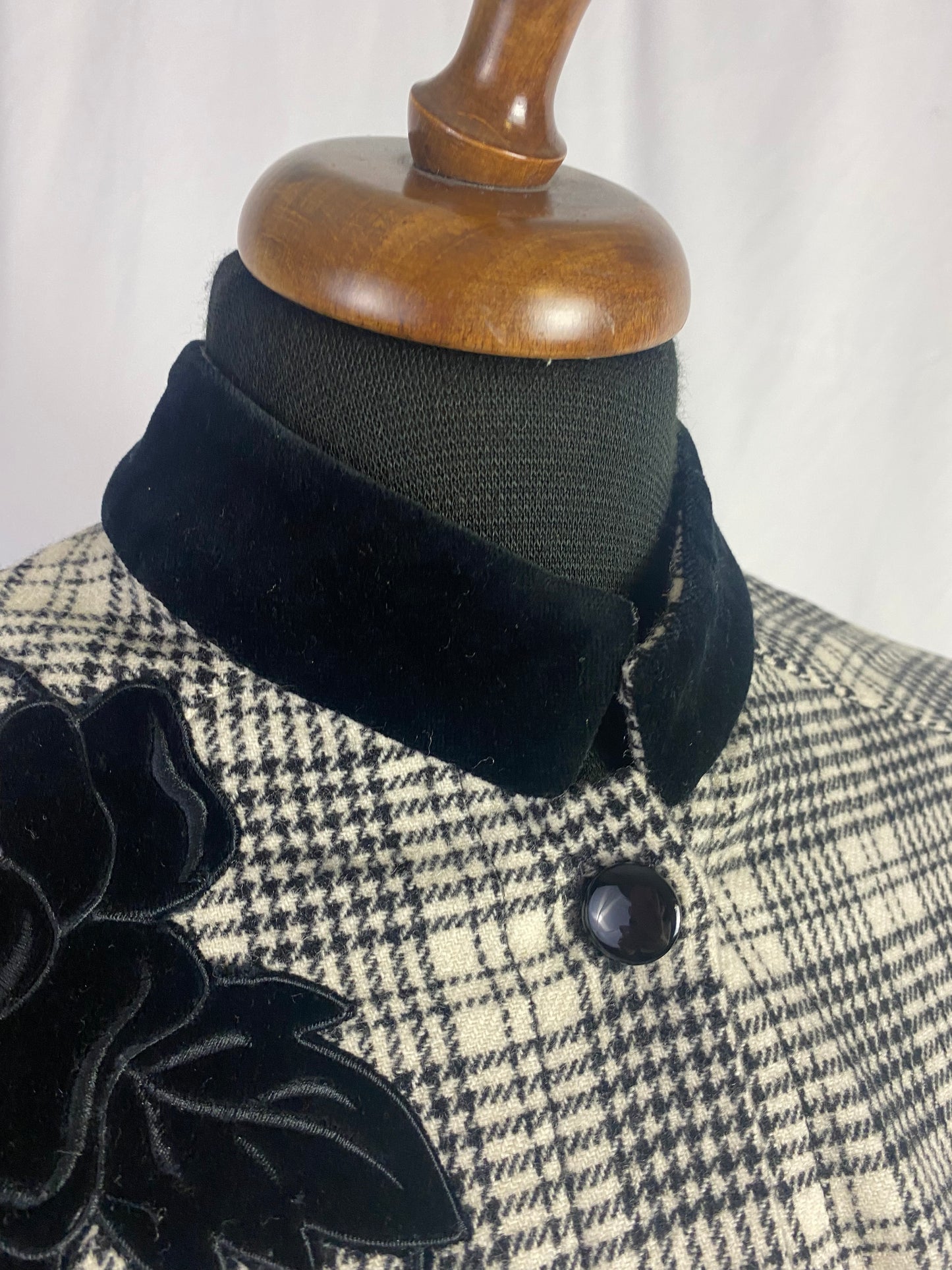 Abito pied de poule 100% lana - TG. 44/46