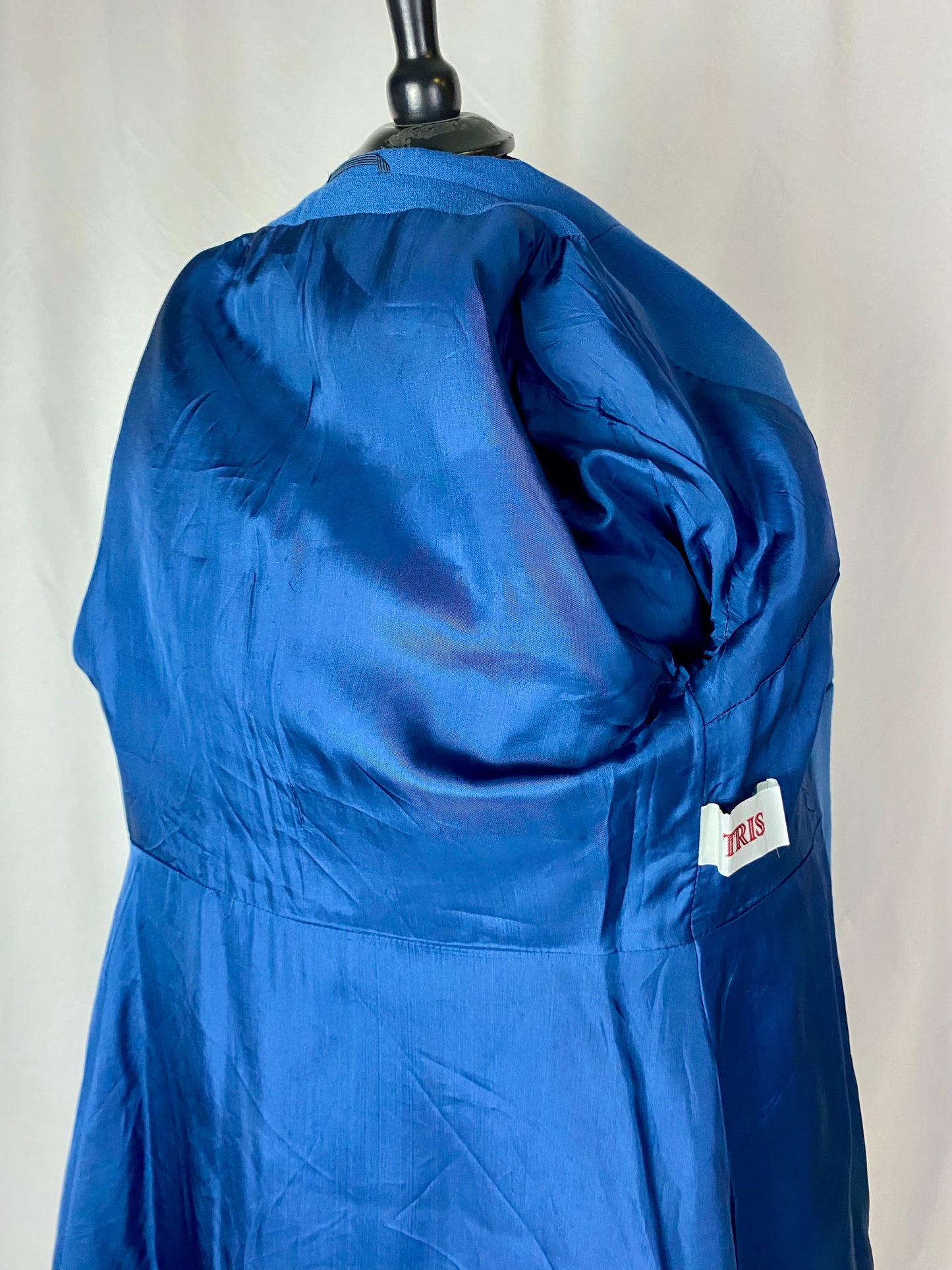 Cappotto anni ‘70 blu Royal - TG. 38