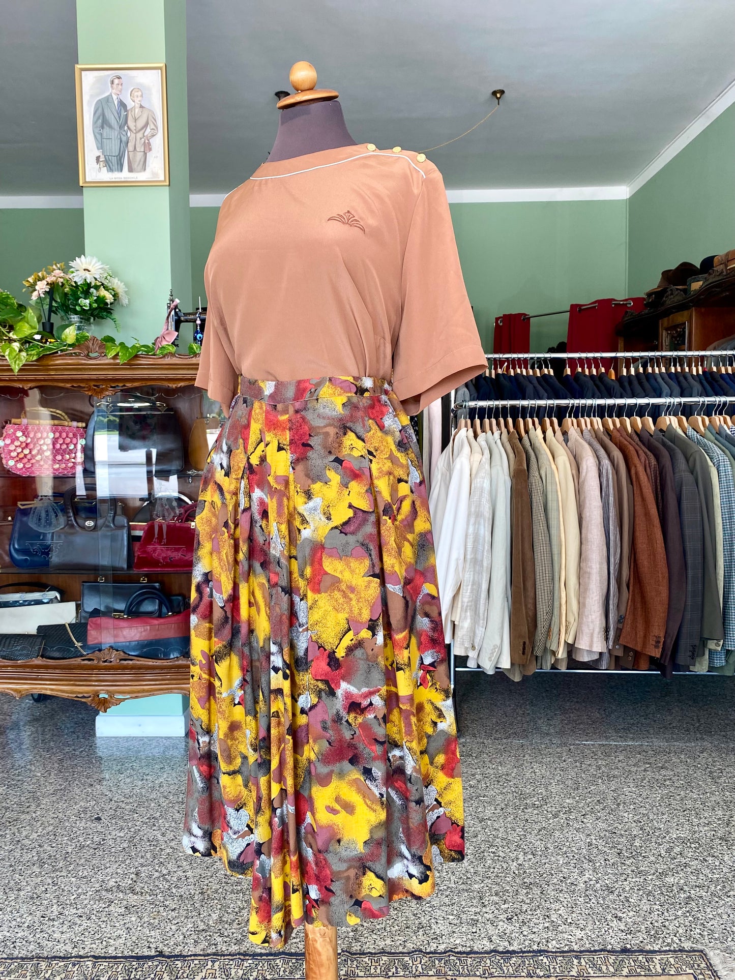 Gonna pantalone - TG. 44/46 (vita elastica, si adatta)