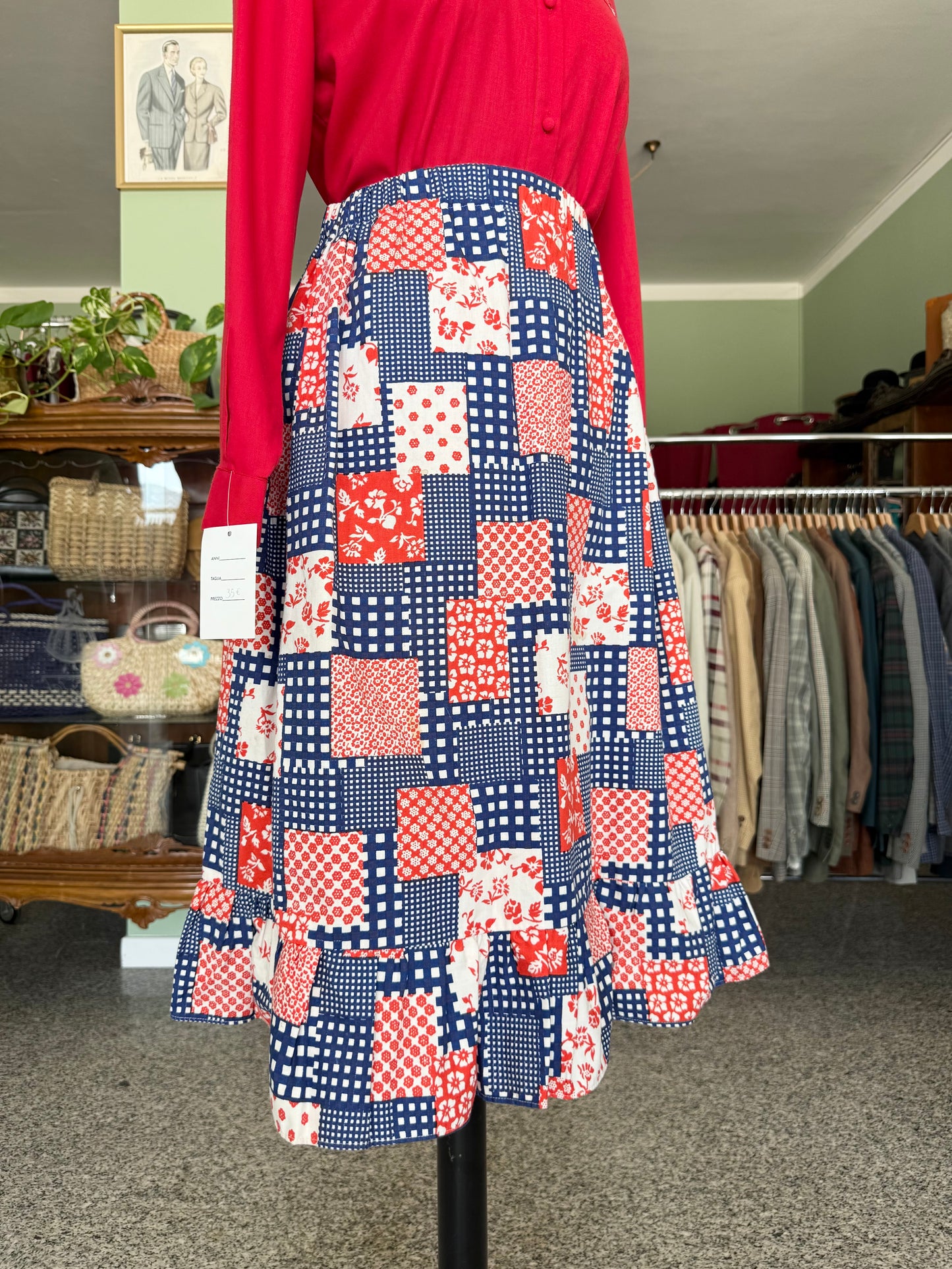 Gonna fantasia patchwork - TG. 40/42