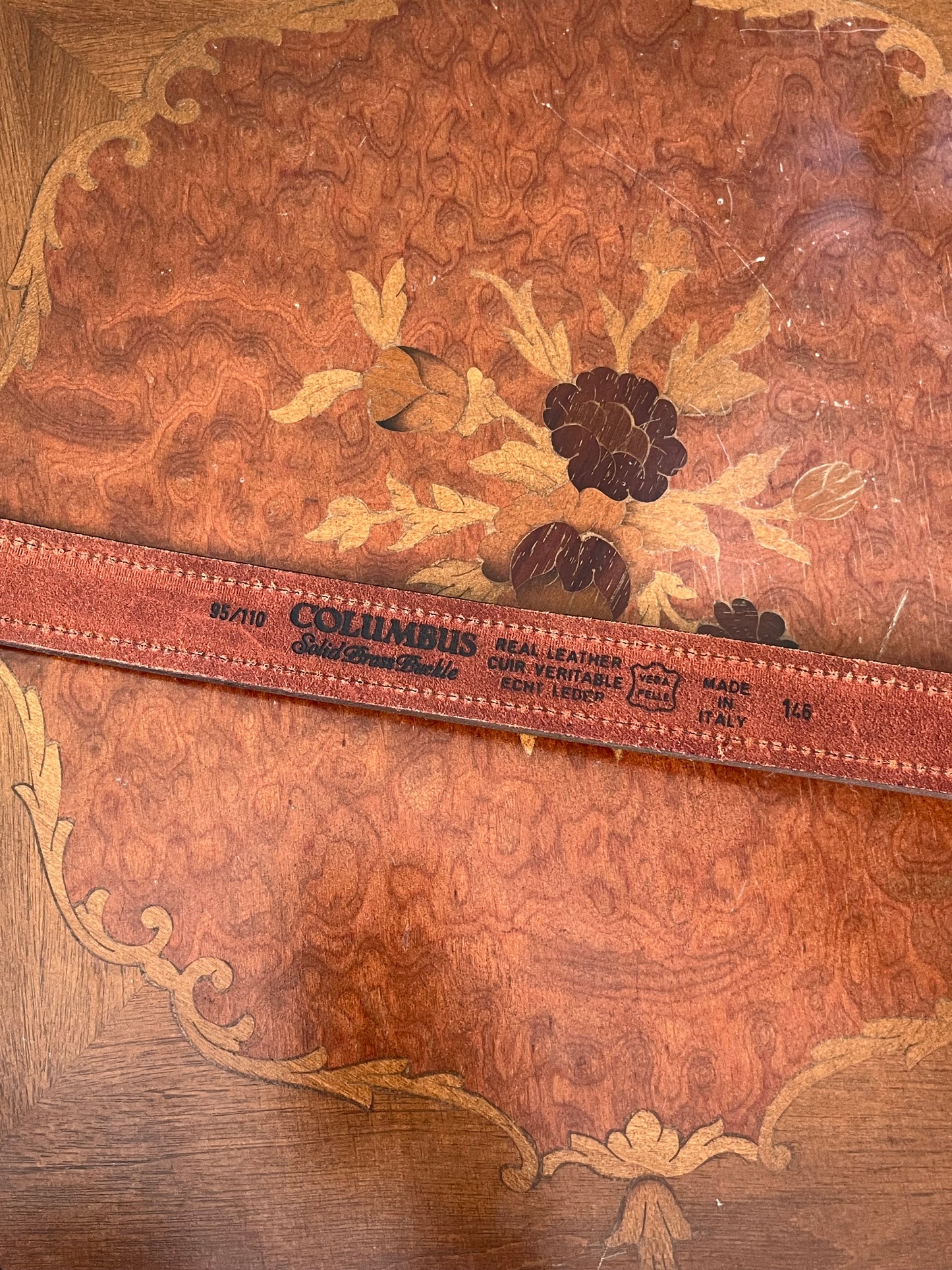 Cintura in pelle Columbus